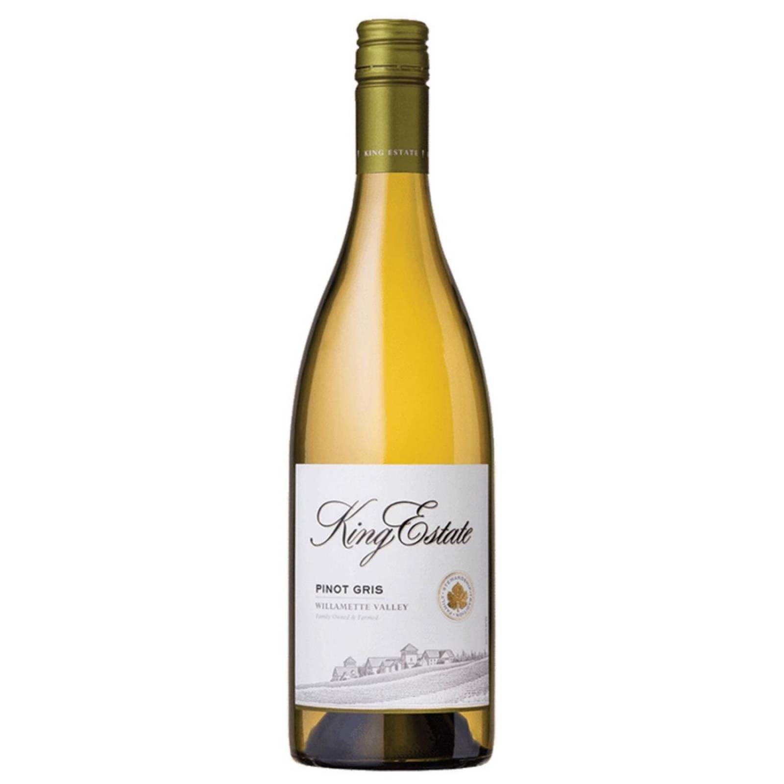 Pack de 4 Vino Blanco King Estate Pinot Gris 750 ml 