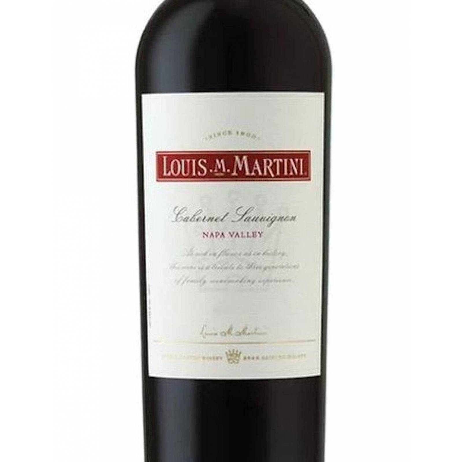 Pack de 4 Vino Tinto Louis M Martini Napa Valley Sauvignon 750 ml