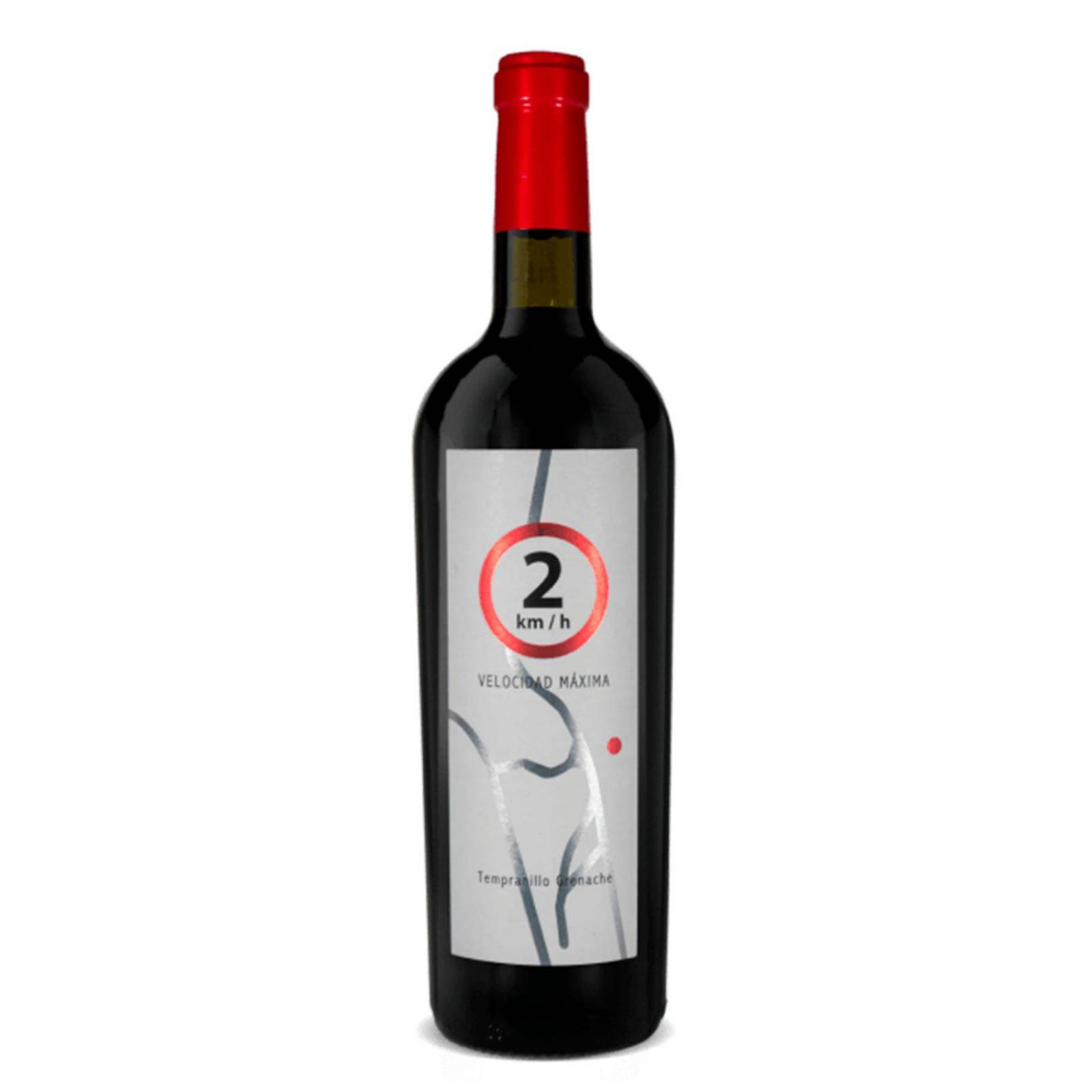 Vino Tinto Viñas de Garza 2 Km/H Tempranillo Grenache 750 ml