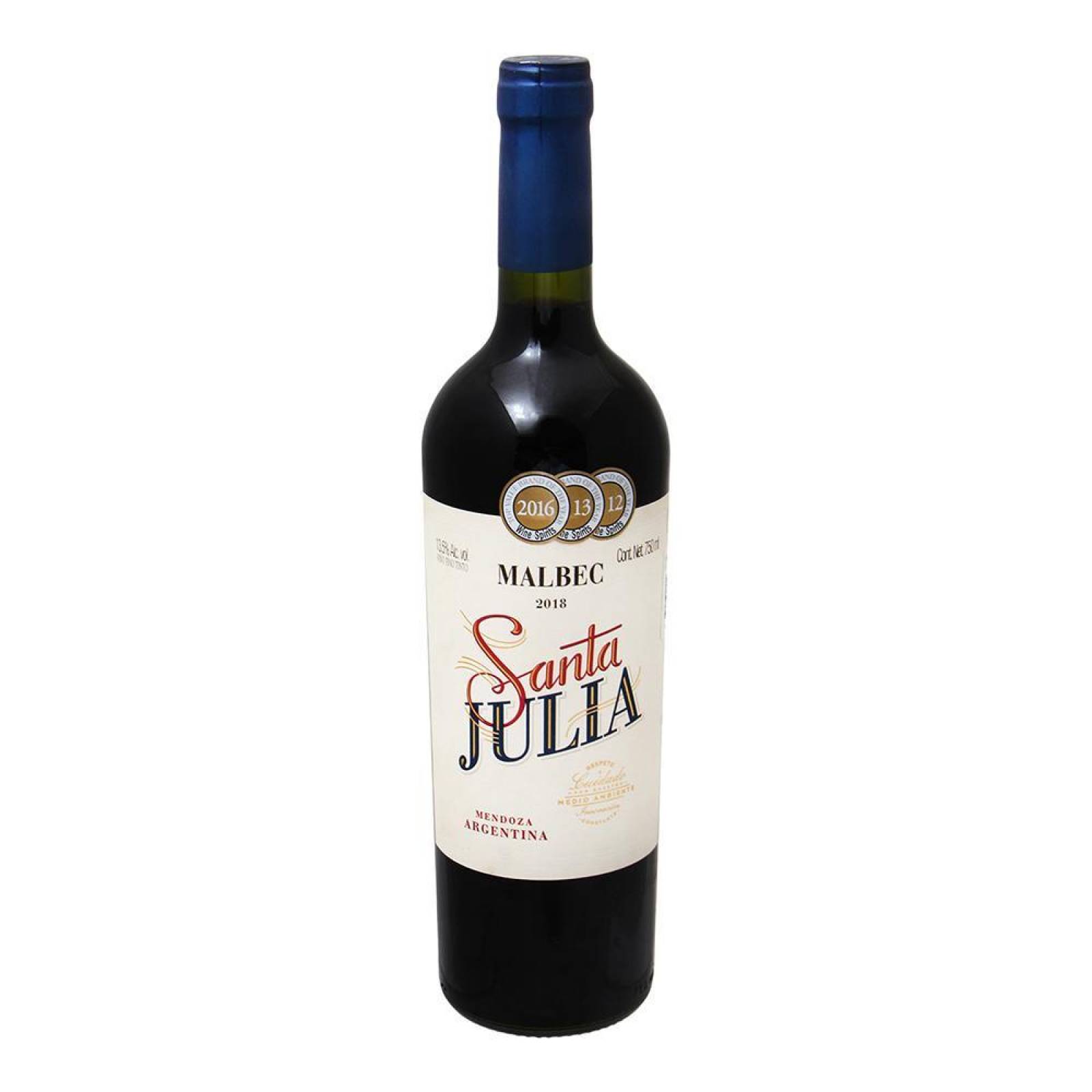 Caja de 12 Vino Tinto Santa Julia Malbec 750 ml 