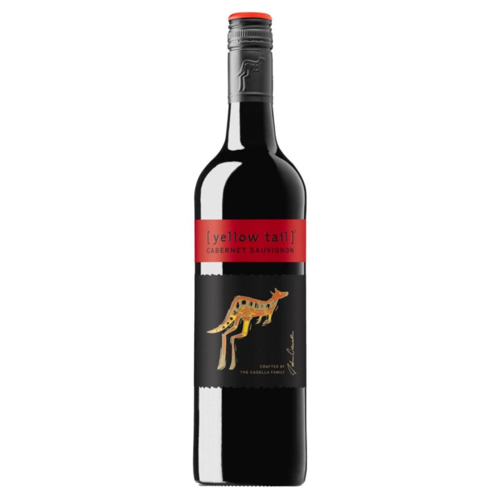 Caja de 12 Vino Tinto Yellow Tail Cabernet Sauvignon 750 ml 
