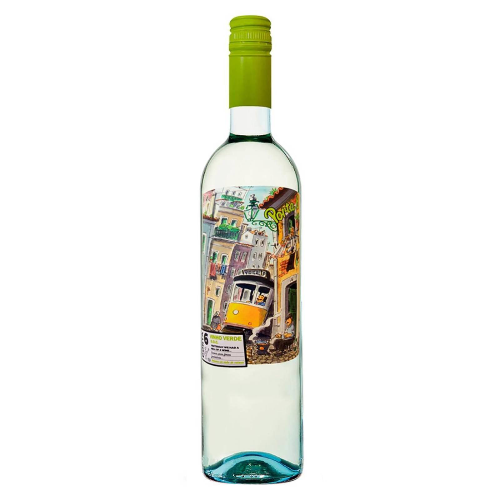 Pack de 4 Vino Blanco Porta 6 Vinho Verde 750 ml