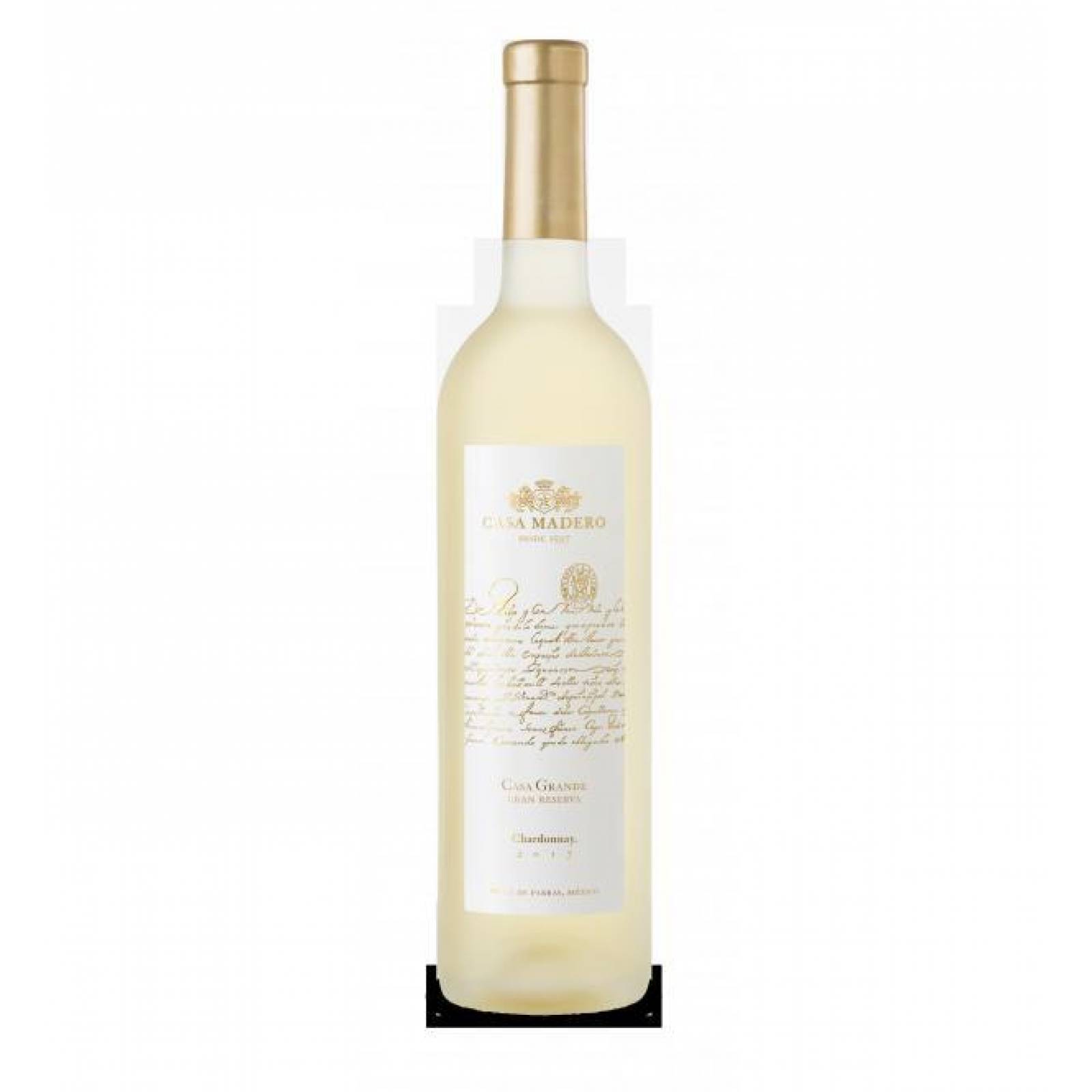 Pack de 4 Vino Blanco Casa Madero Gran Reserva Chardonnay 750 ml 