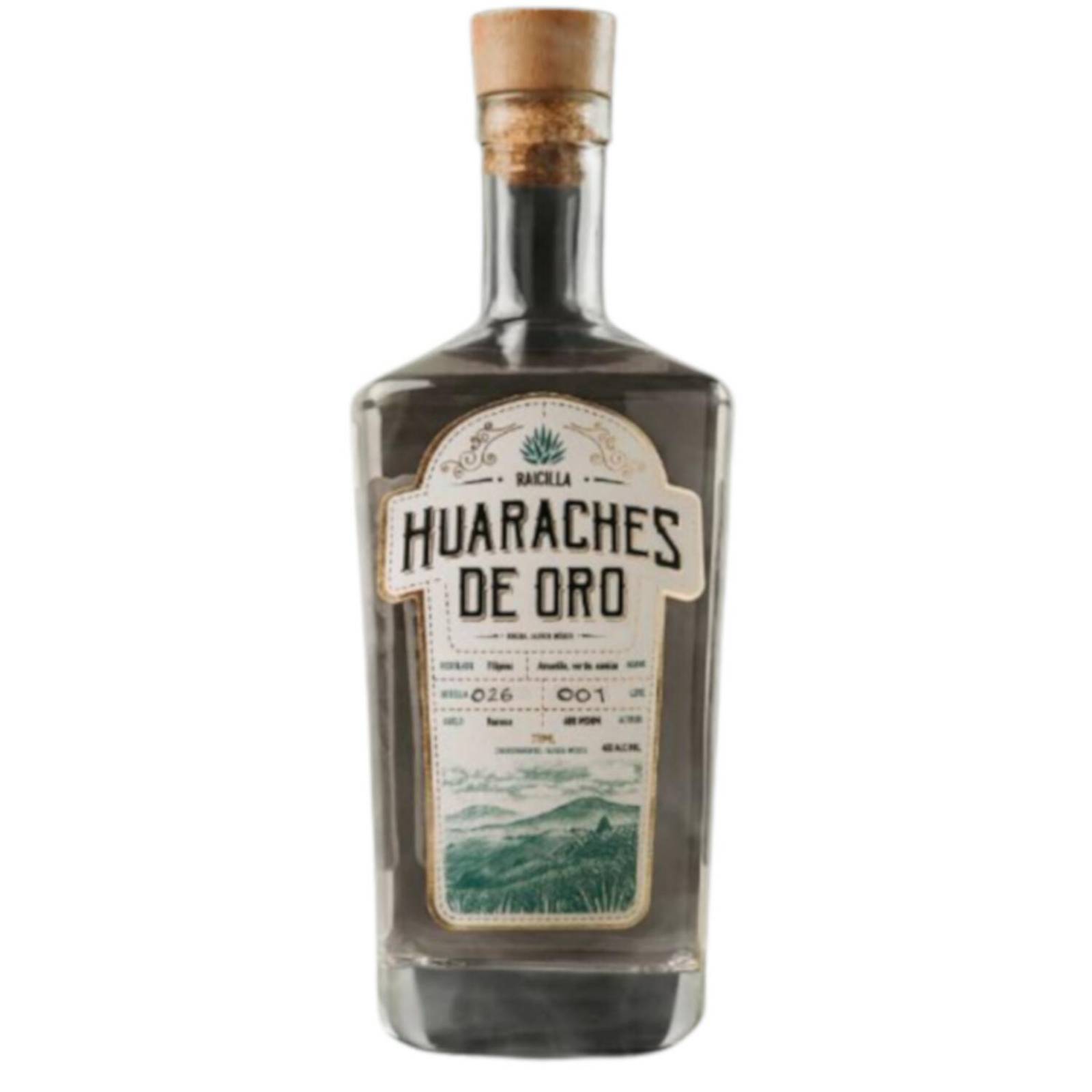 Raicilla Huaraches de Oro 750 ml 