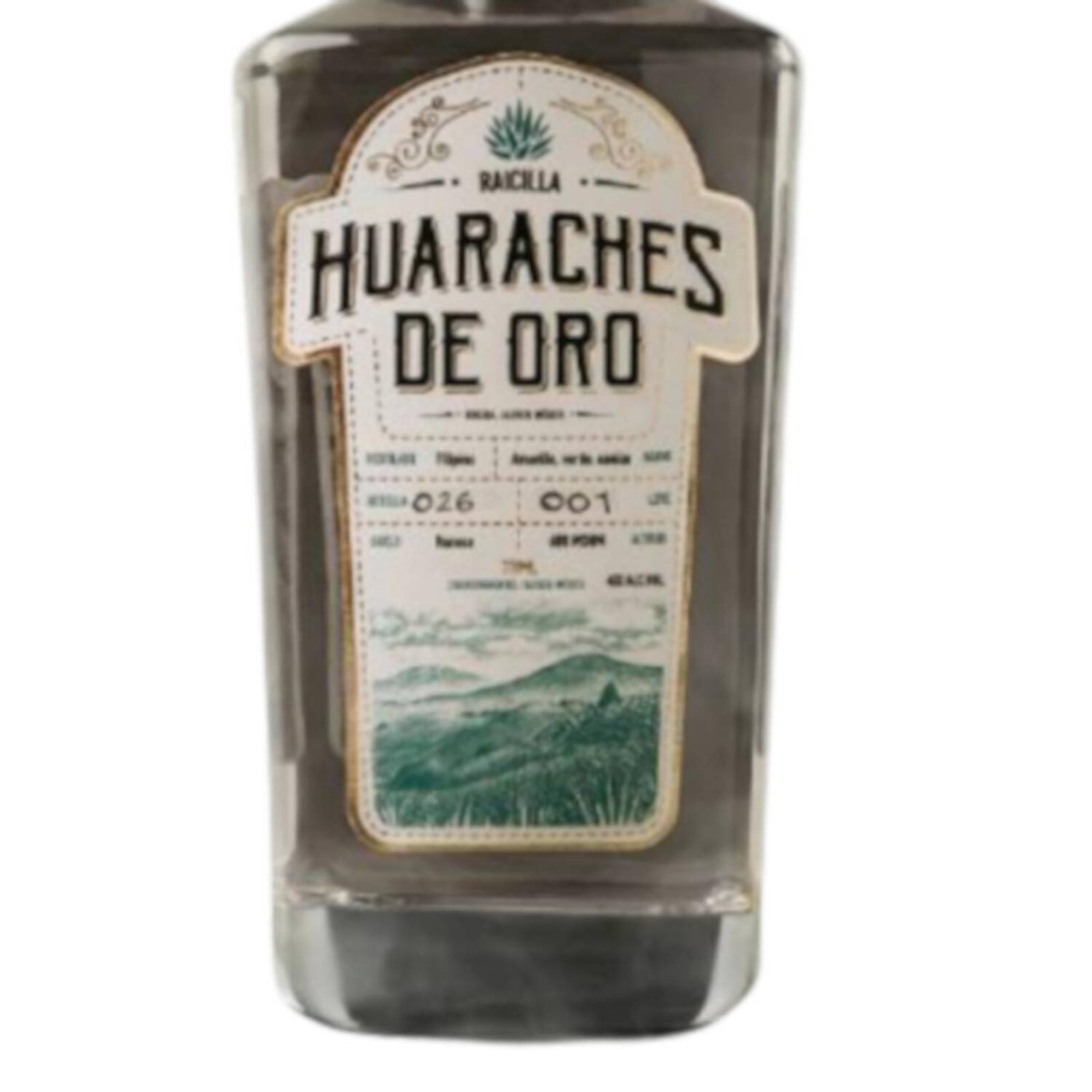 Raicilla Huaraches de Oro 750 ml 