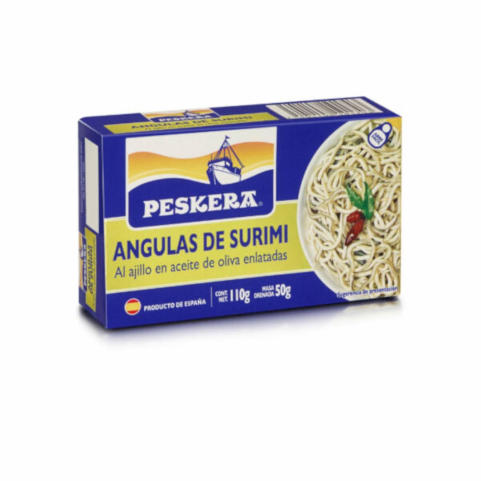 Pack de 24 Angulas de Surimi Peskera al Ajillo 110 gr 