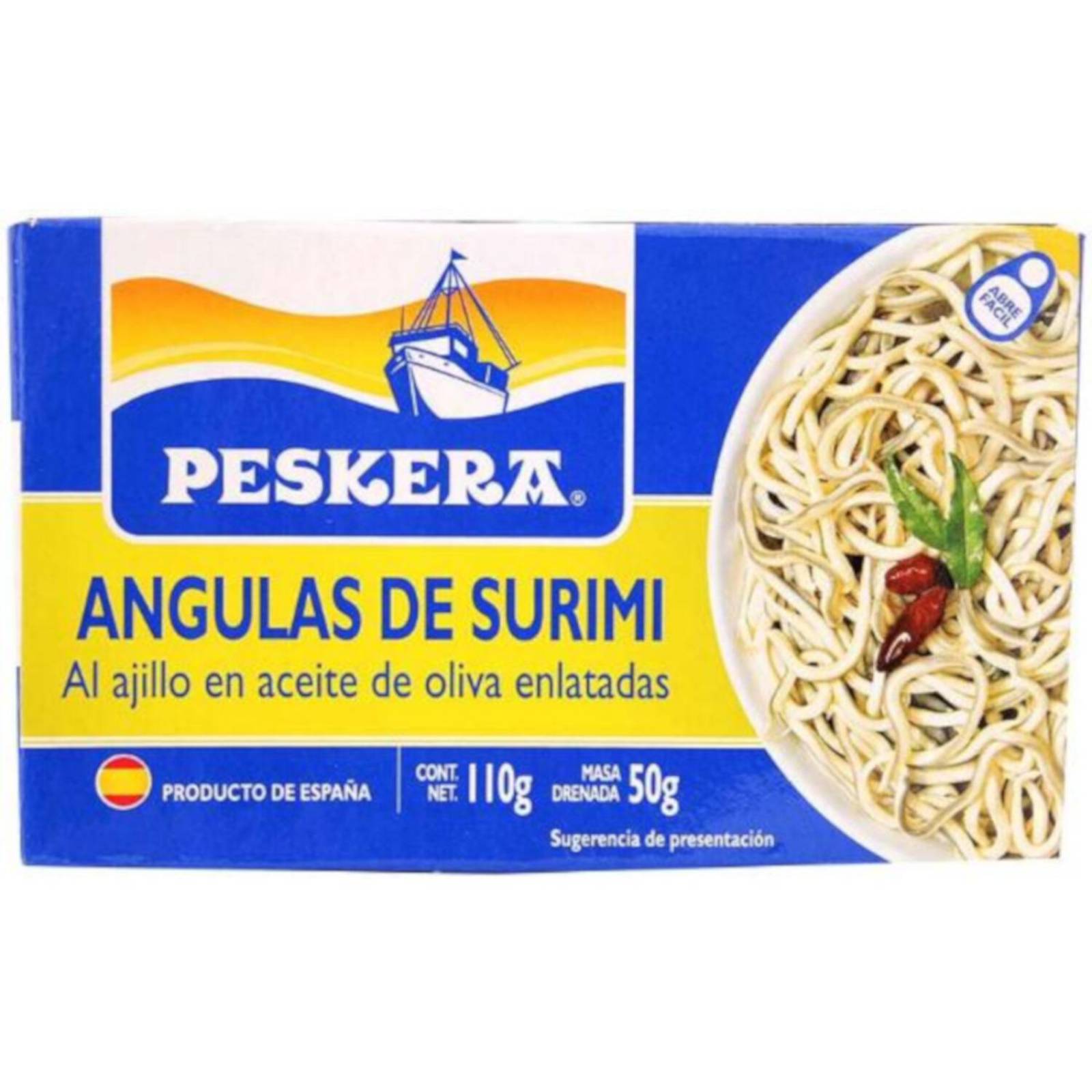 Pack de 24 Angulas de Surimi Peskera al Ajillo 110 gr 