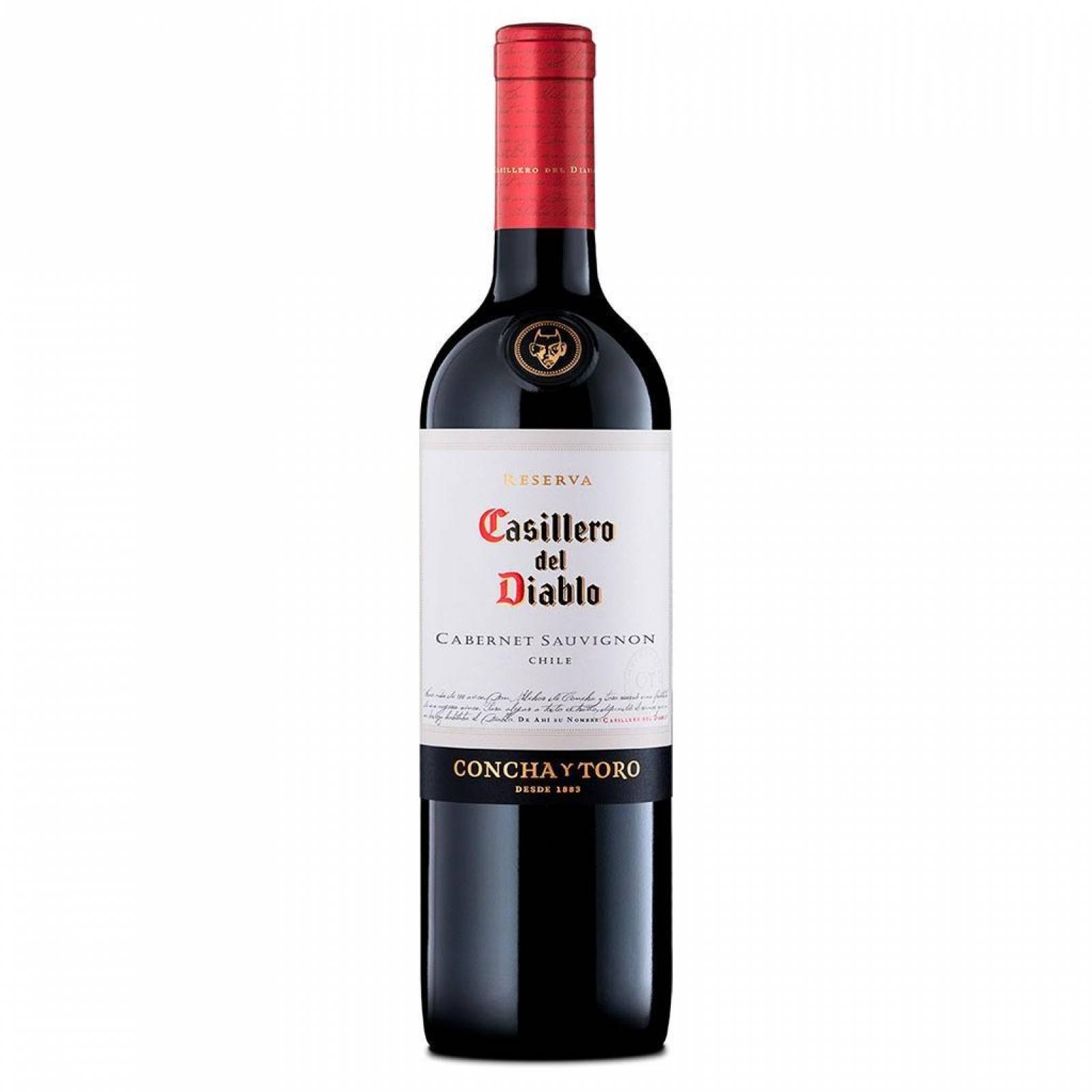Pack de 2 Vino Tinto Casillero Del Diablo Cabernet Sauvignon 750 ml 