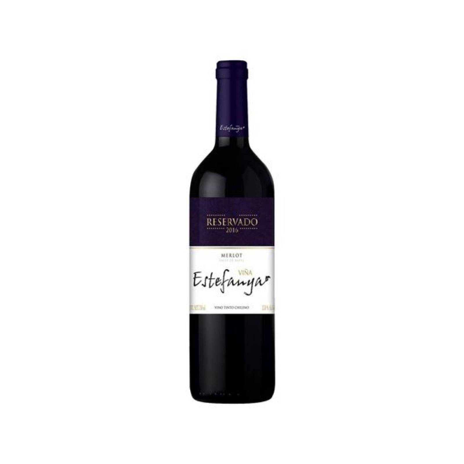 Vino Tinto Estefanya Reservado Merlot 750 ml 