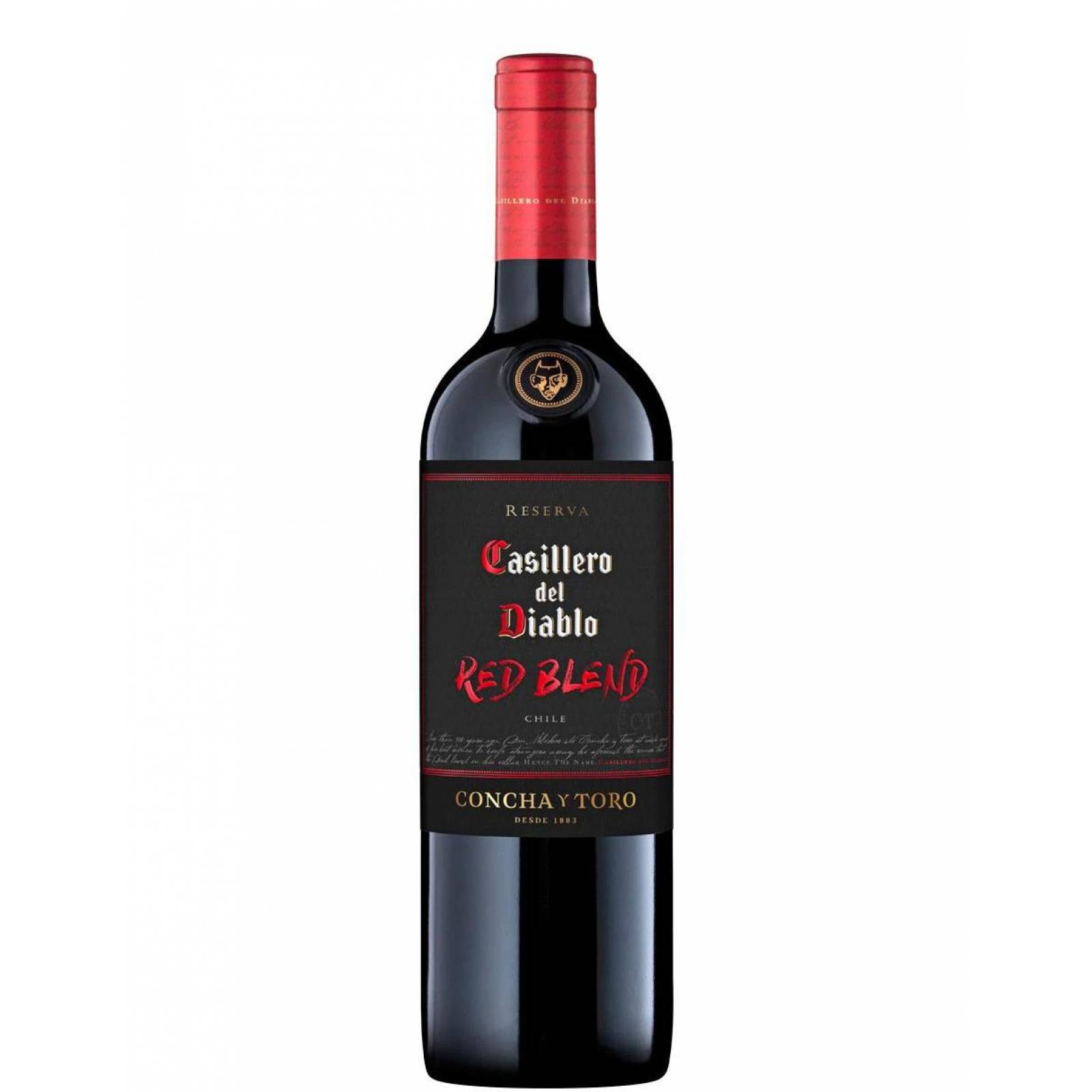 Pack de 4 Vino Tinto Casillero Del Diablo Red Blend 750 ml 