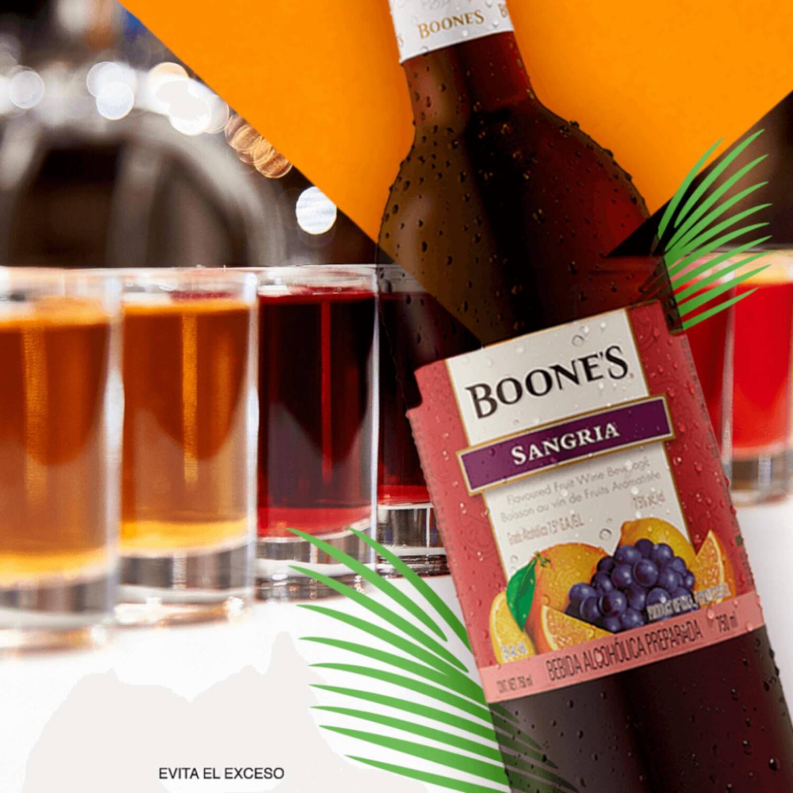 Pack de 12 Licor Boones Sangria 750 ml 