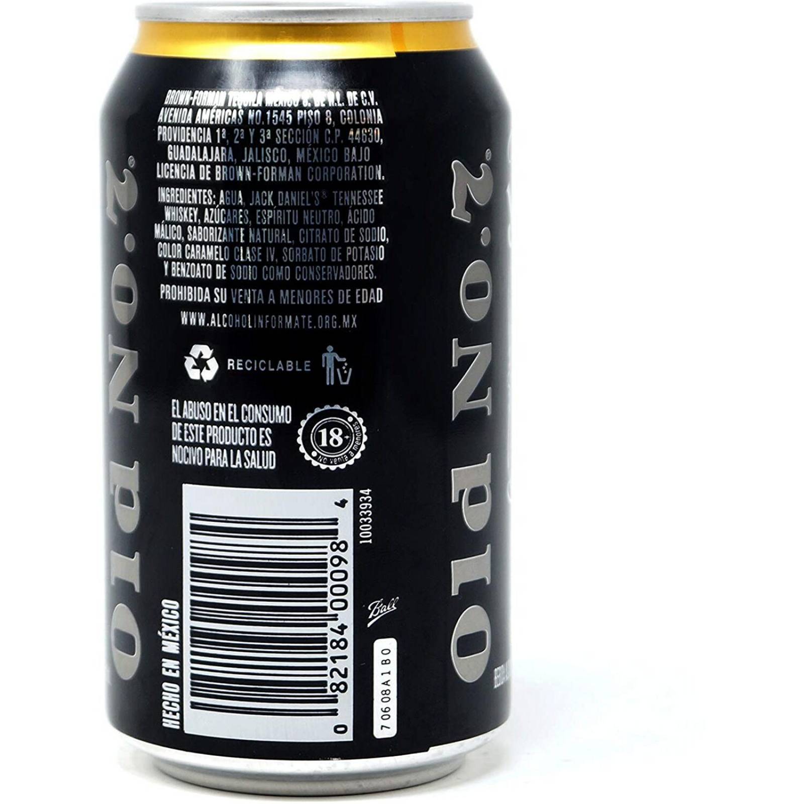 Pack de 24 Bebida Preparada Jack Daniels Apple Lata 350 ml 