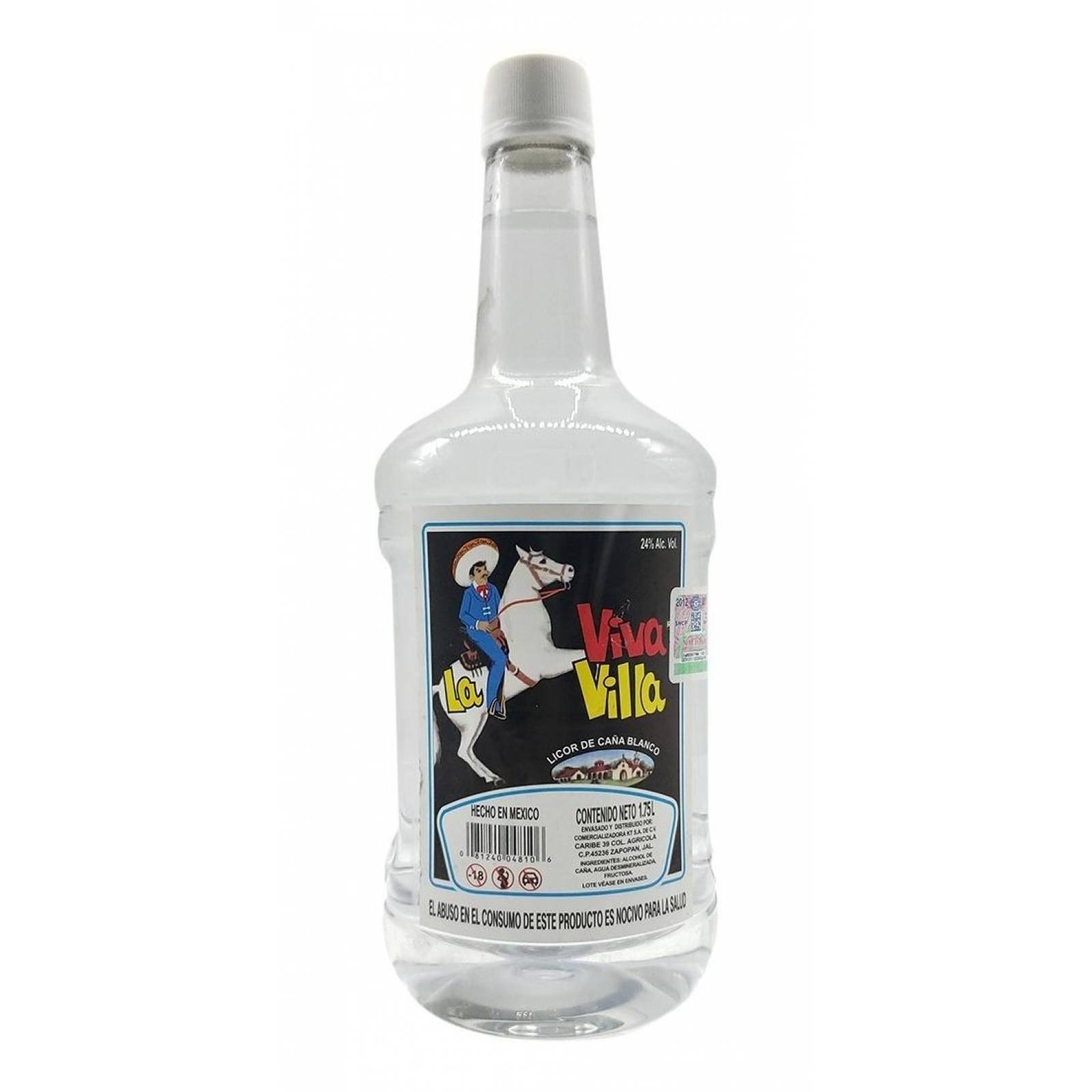 Aguardiente Viva Villa Pet 1.75 L 