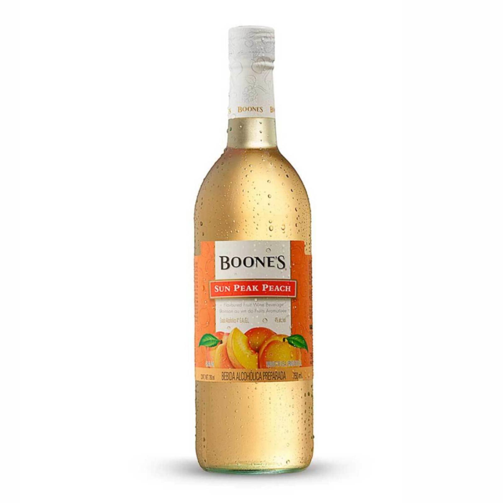 Pack de 12 Licor Boones Sun Peak Peach 750 ml 