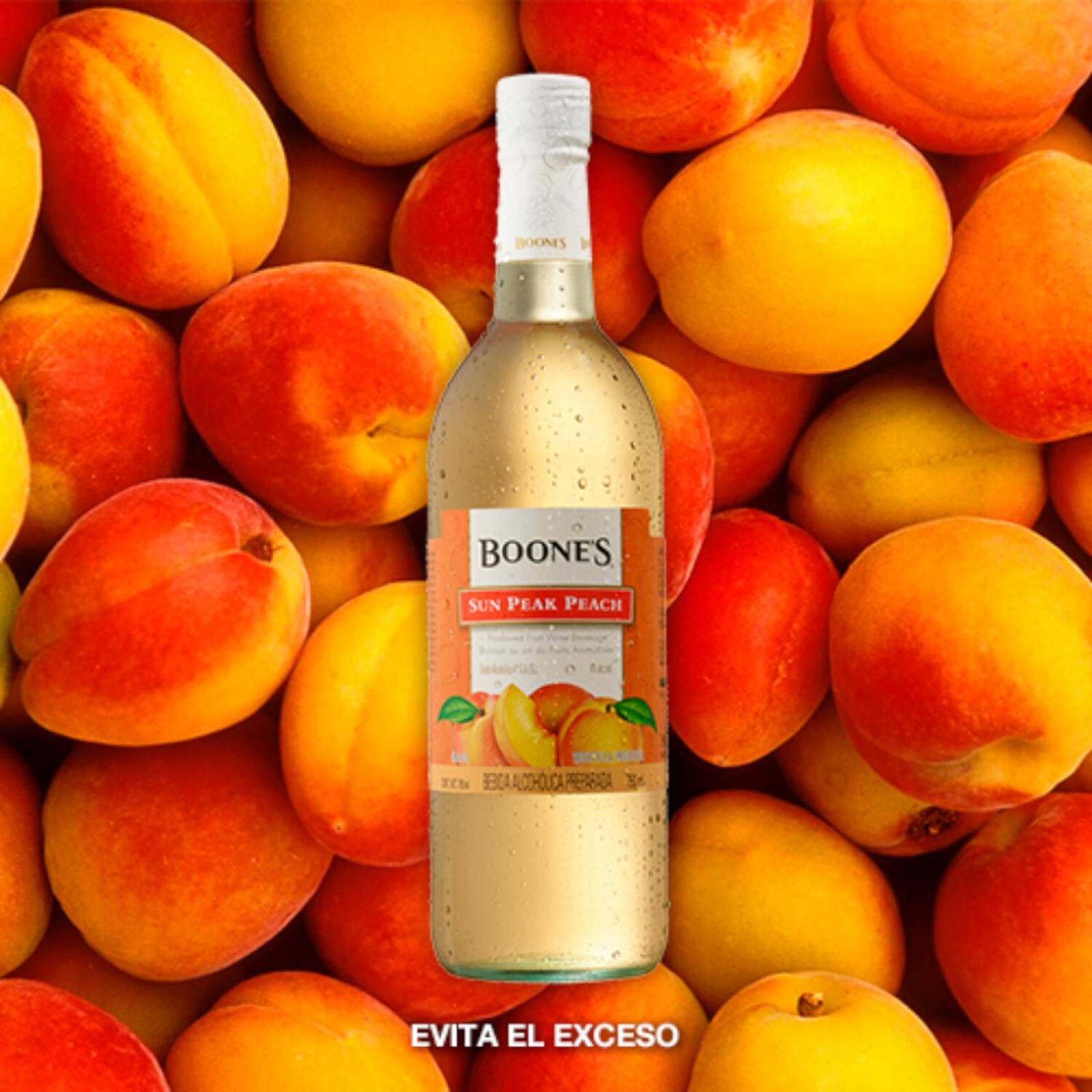 Pack de 12 Licor Boones Sun Peak Peach 750 ml 