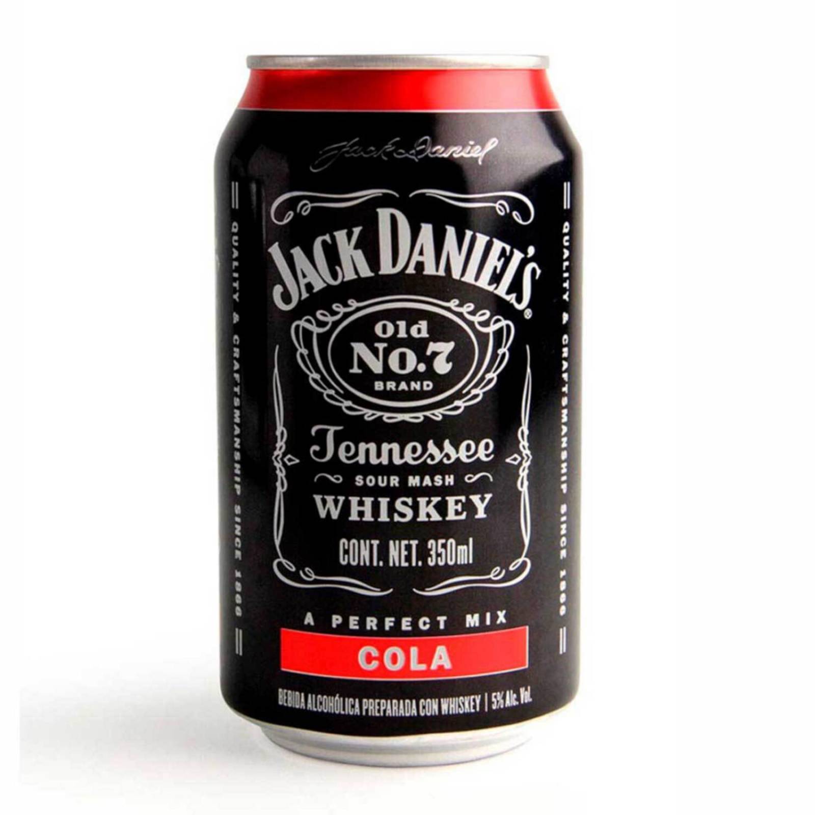 Pack de 24 Bebida Preparada Jack Daniels Cola Lata 350 ml