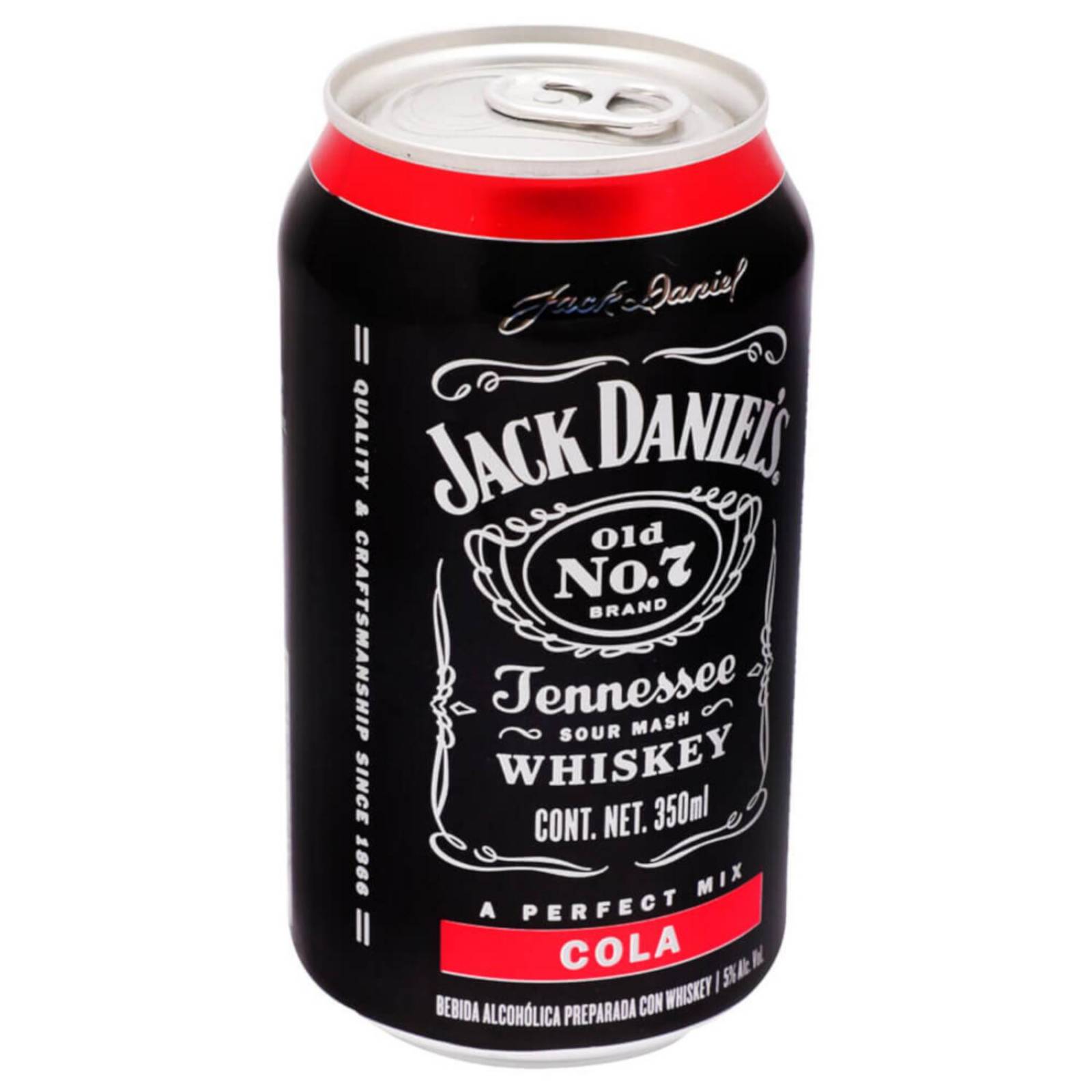 Pack de 24 Bebida Preparada Jack Daniels Cola Lata 350 ml