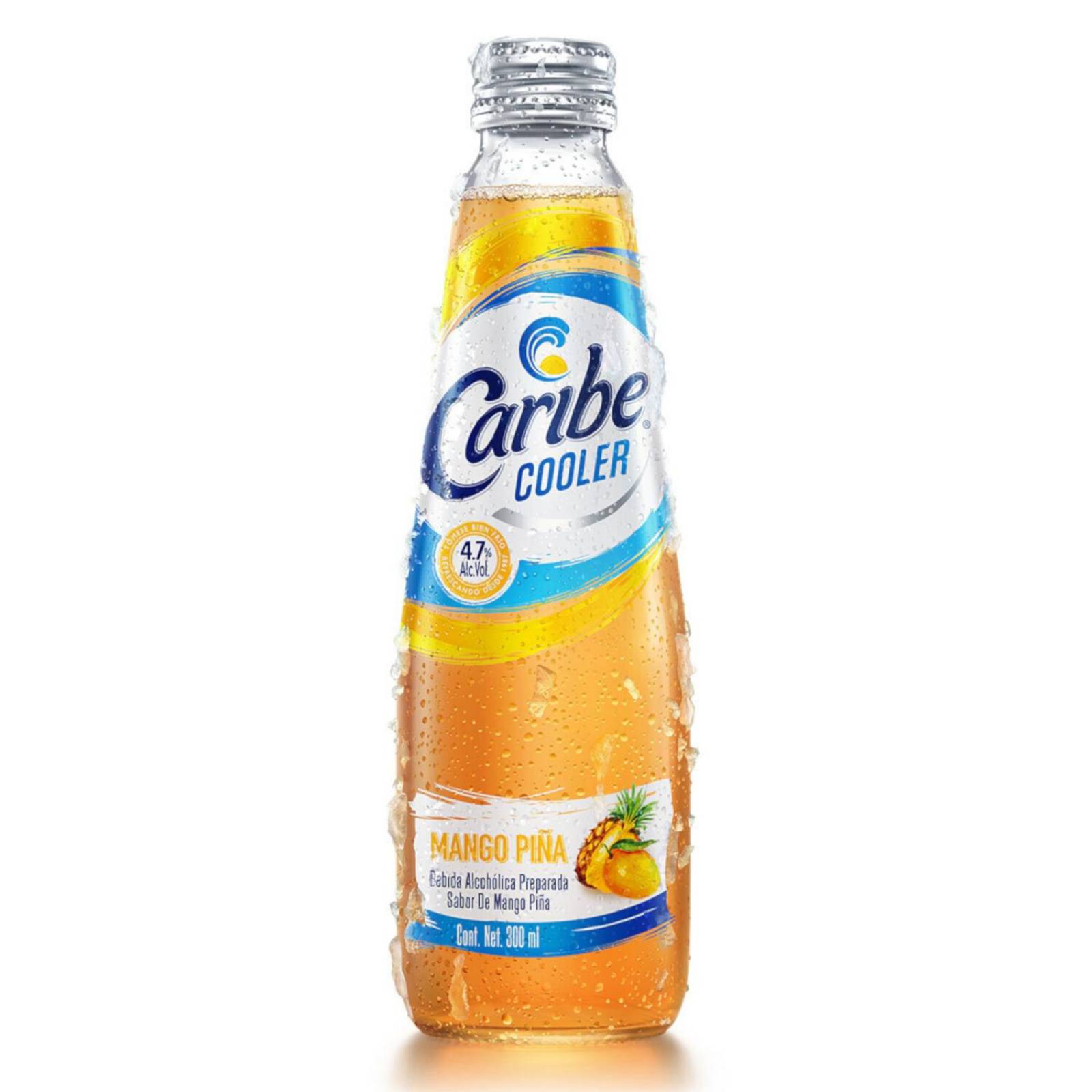 Pack de 12 Licor Caribe Cooler Mango Piña 300 ml 