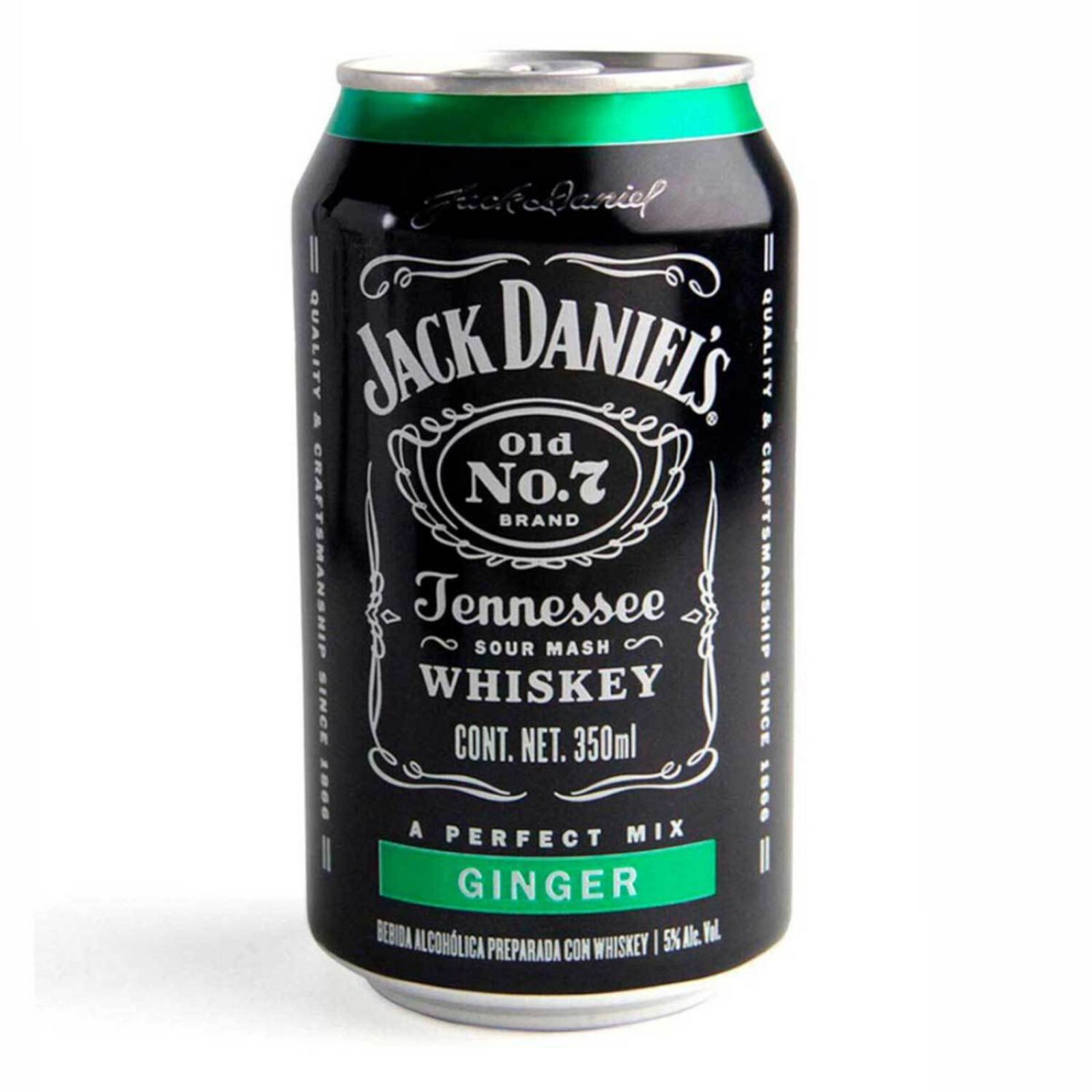 Pack de 24 Bebida Preparada Jack Daniels Ginger 350 ml 