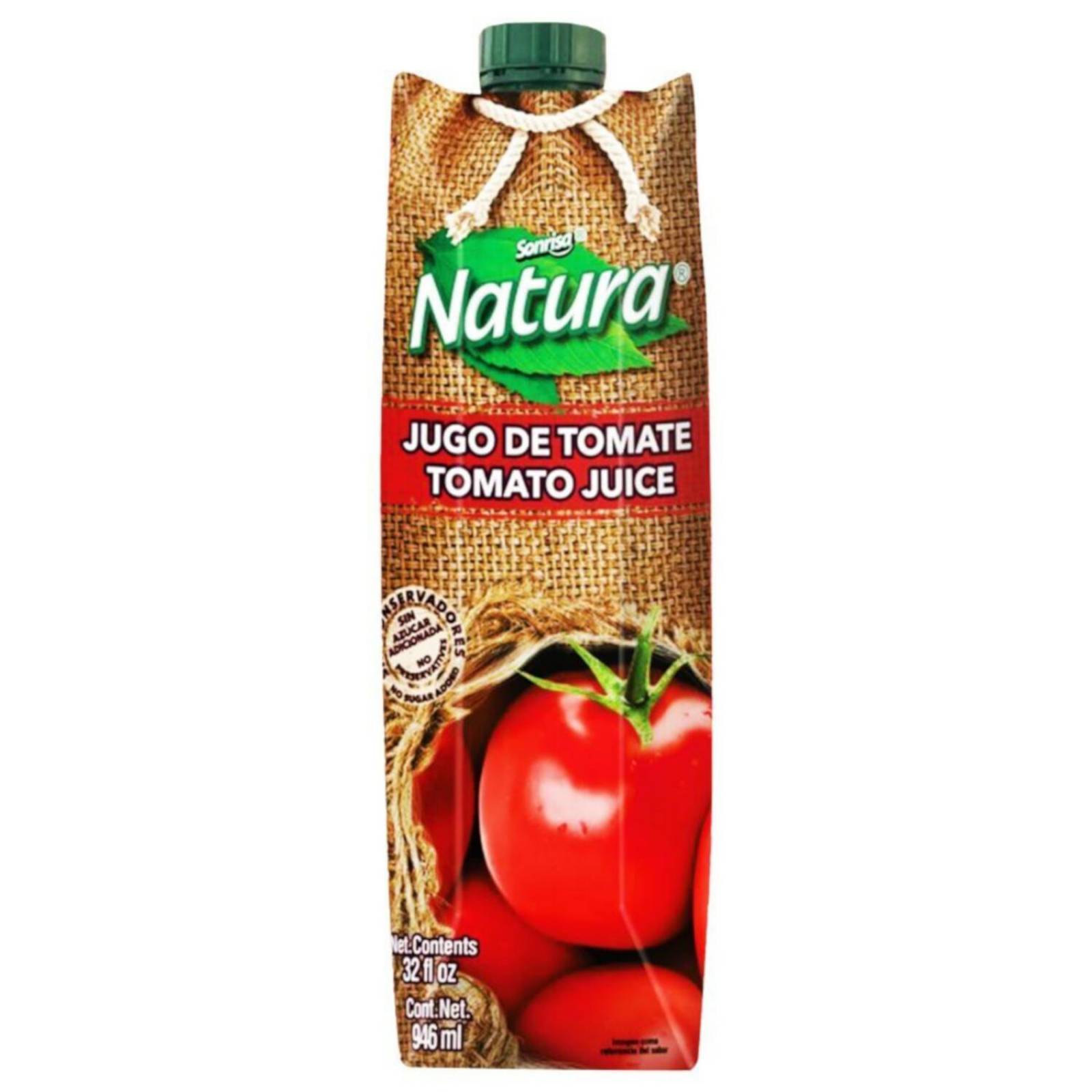 Pack de 12 Jugo Sonrisa Natura Tomate 946 ml