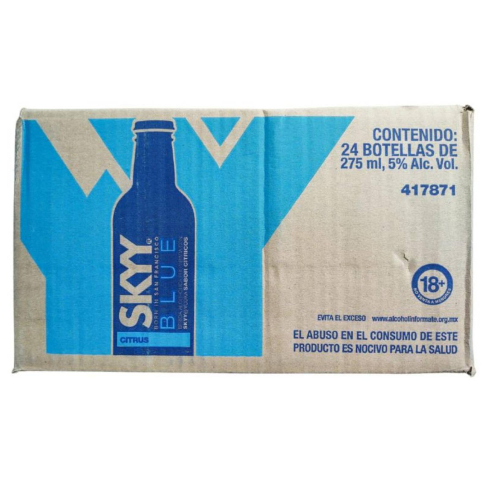 Pack de 24 Bebida Preparada Skyy Blue 275 ml 