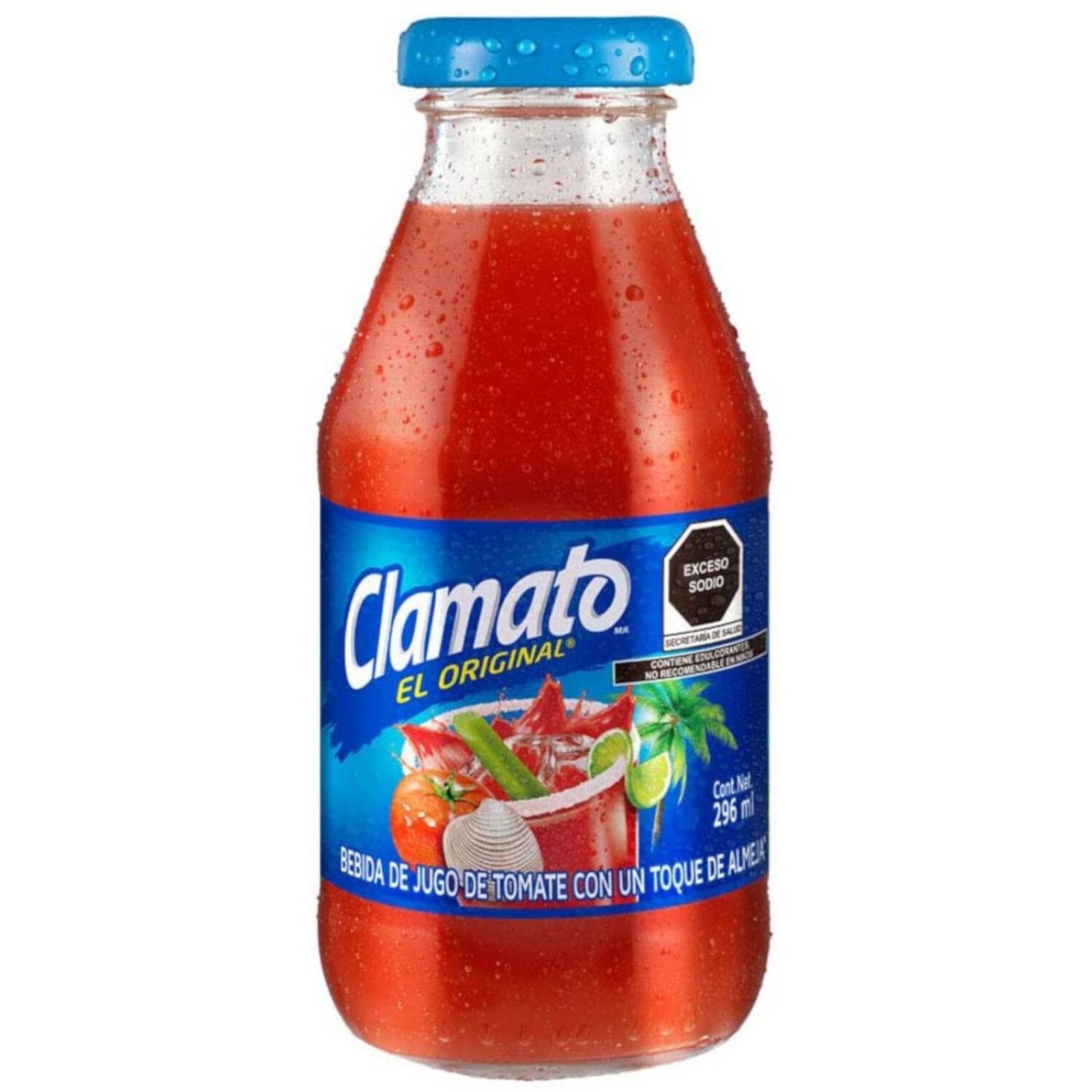 Pack de 24 Jugo Clamato El Original 296 ml 