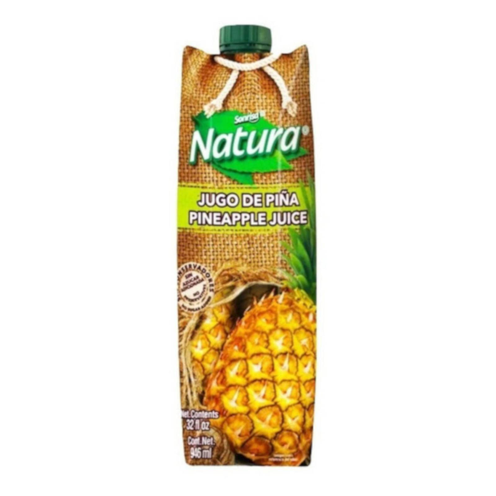 Pack de 12 Jugo Sonrisa Natura Piña 946 ml