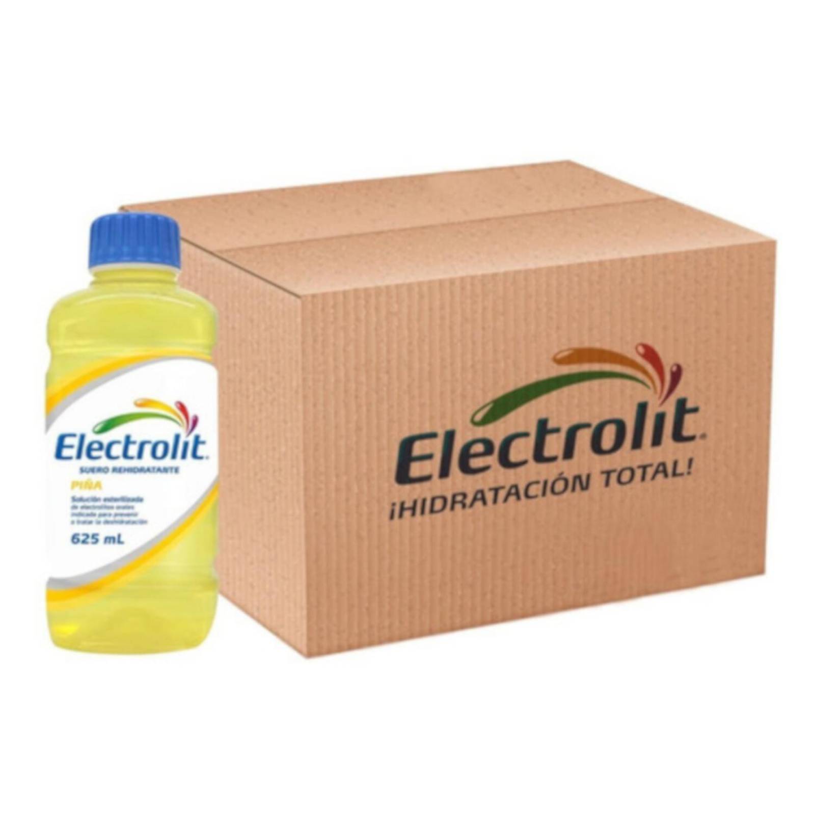 Pack de 12 Suero Electrolit Piña 625 ml 