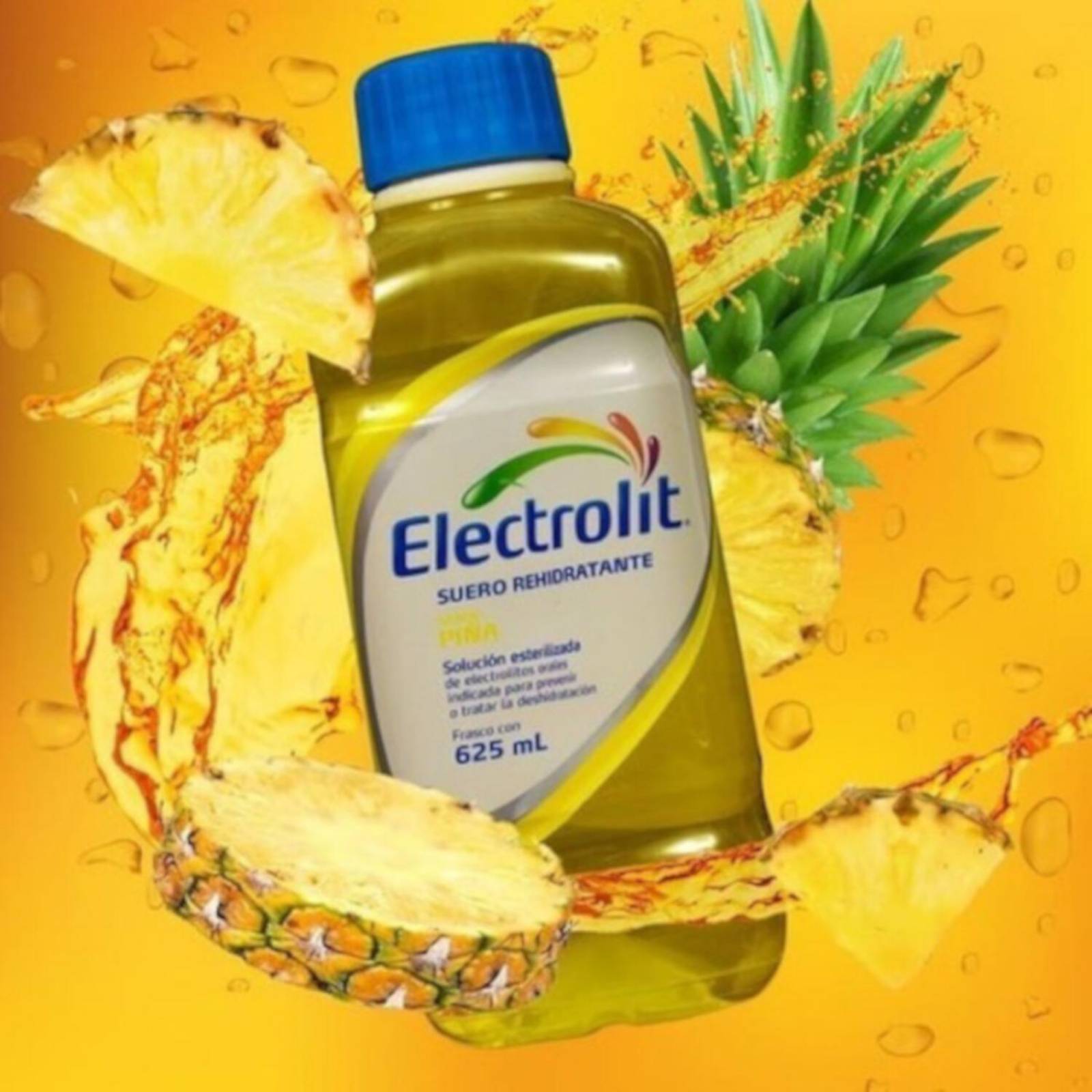Pack de 12 Suero Electrolit Piña 625 ml 