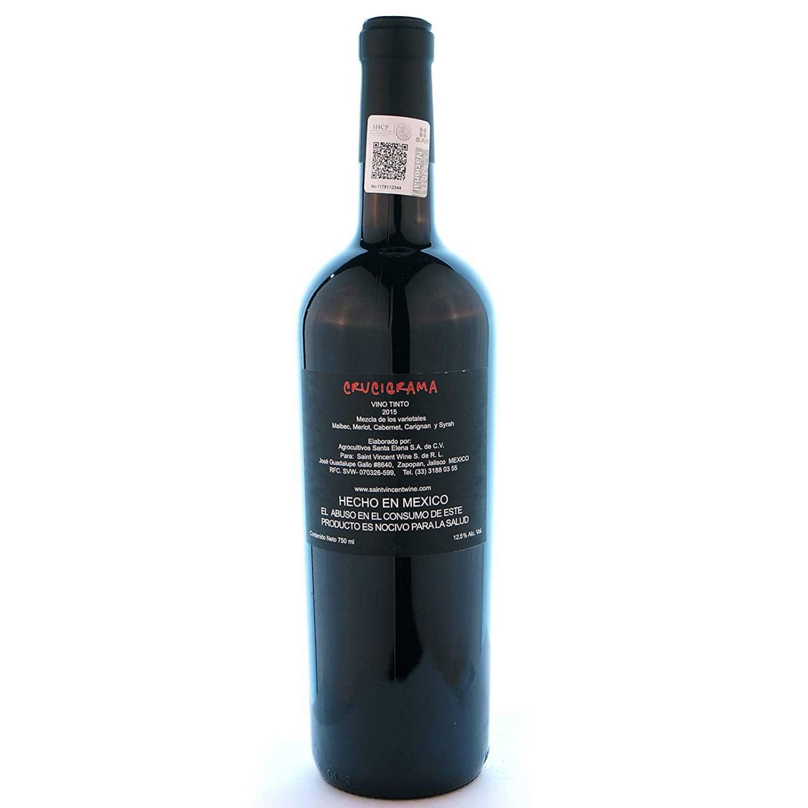 Vino Tinto Santa Elena Crucigrama 750 ml 