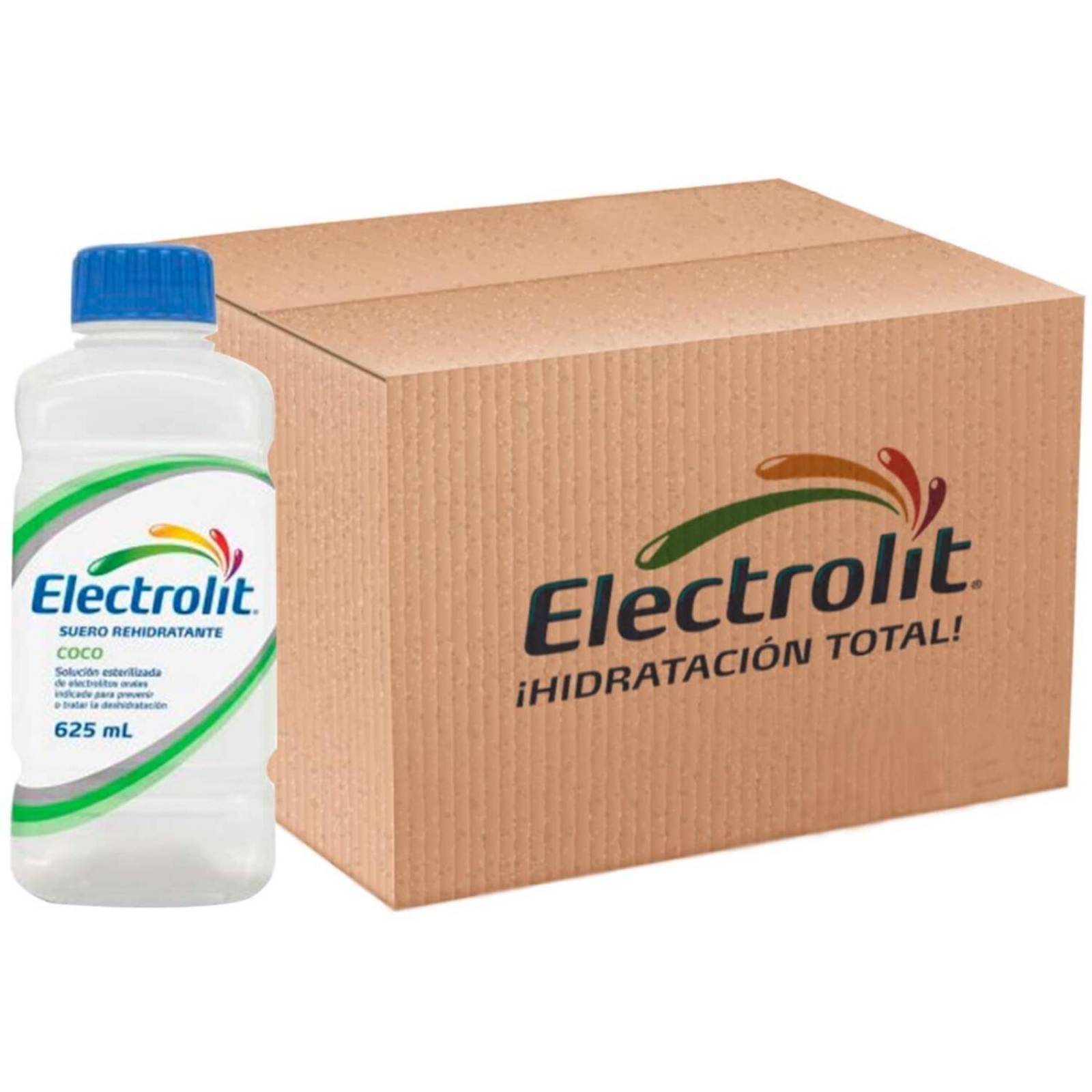 Pack de 12 Suero Electrolit Coco 625 ml 