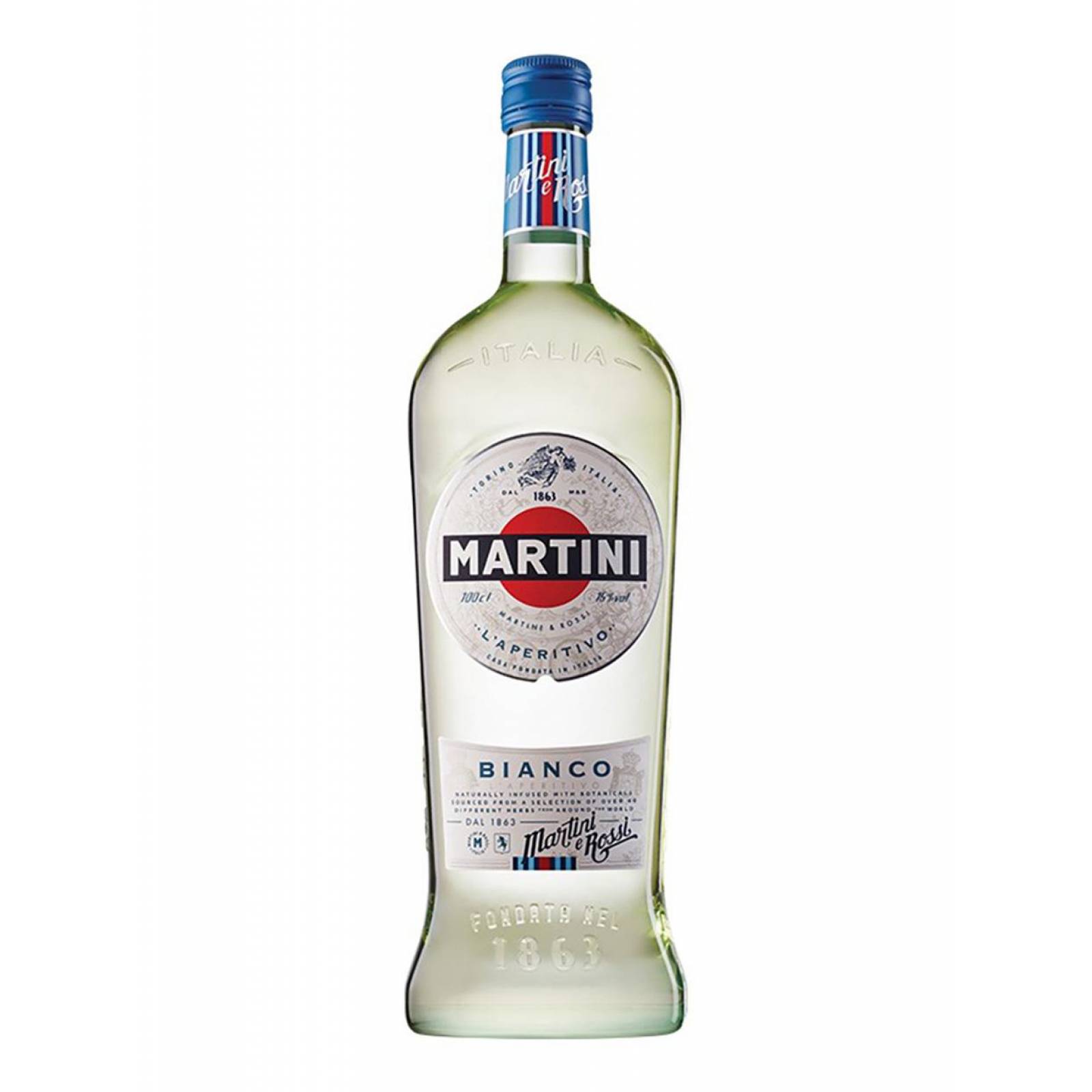 Caja de 6 Aperitivo Martini Bianco 750 ml 