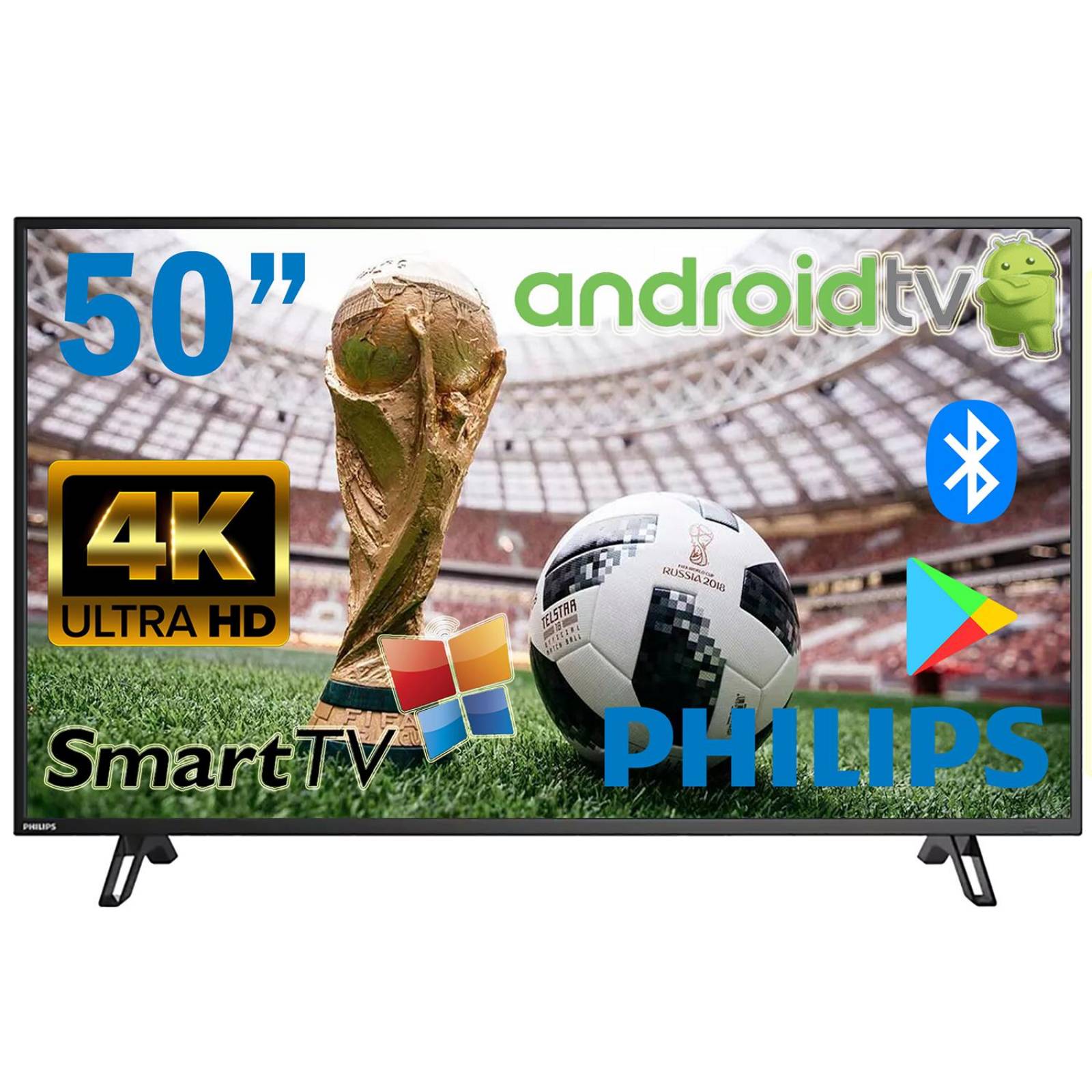 Smart TV Philips 50" LED 4K 50PFL5766/F7 Reacondicionado 