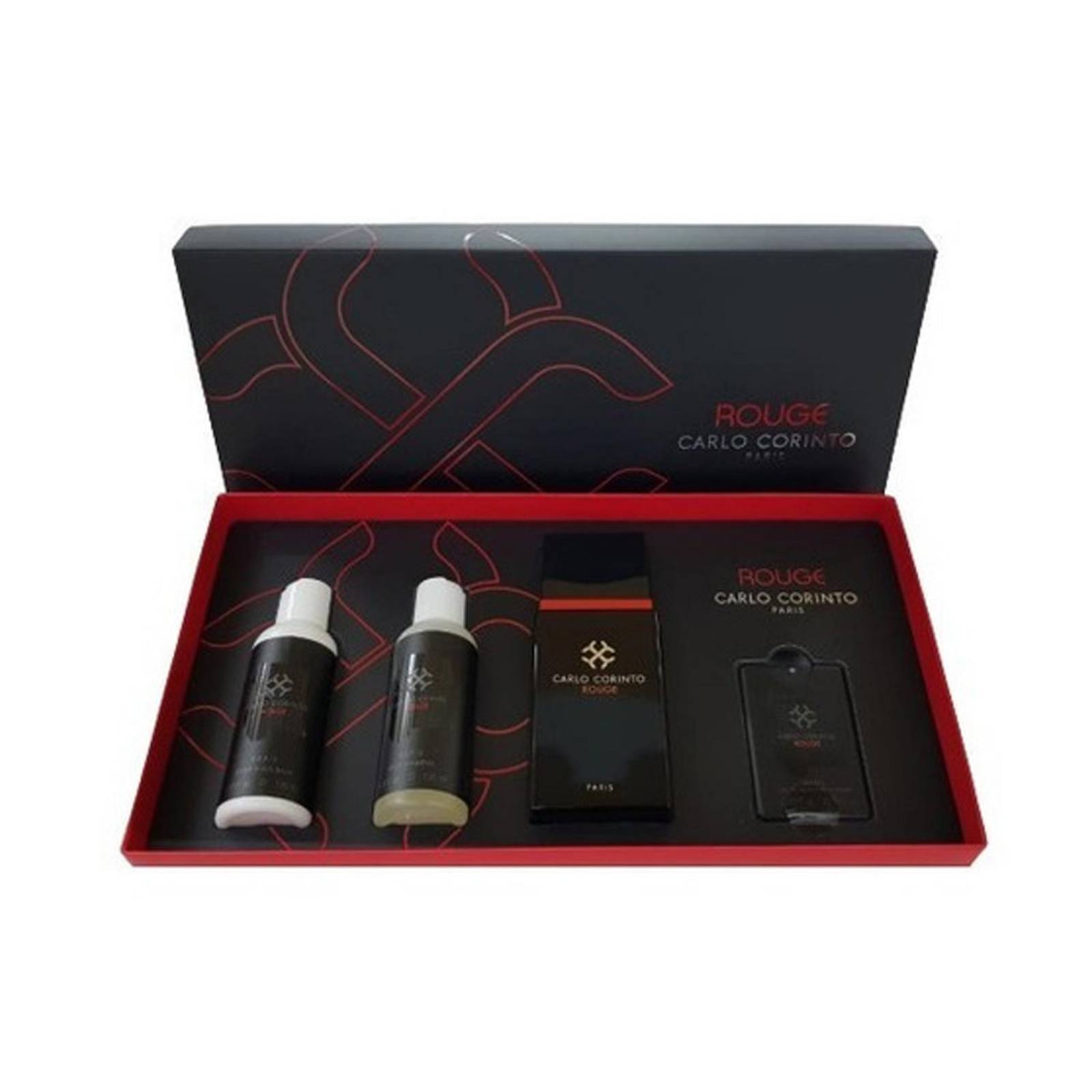 Set Rouge de Carlo Corinto 4 piezas EDT 