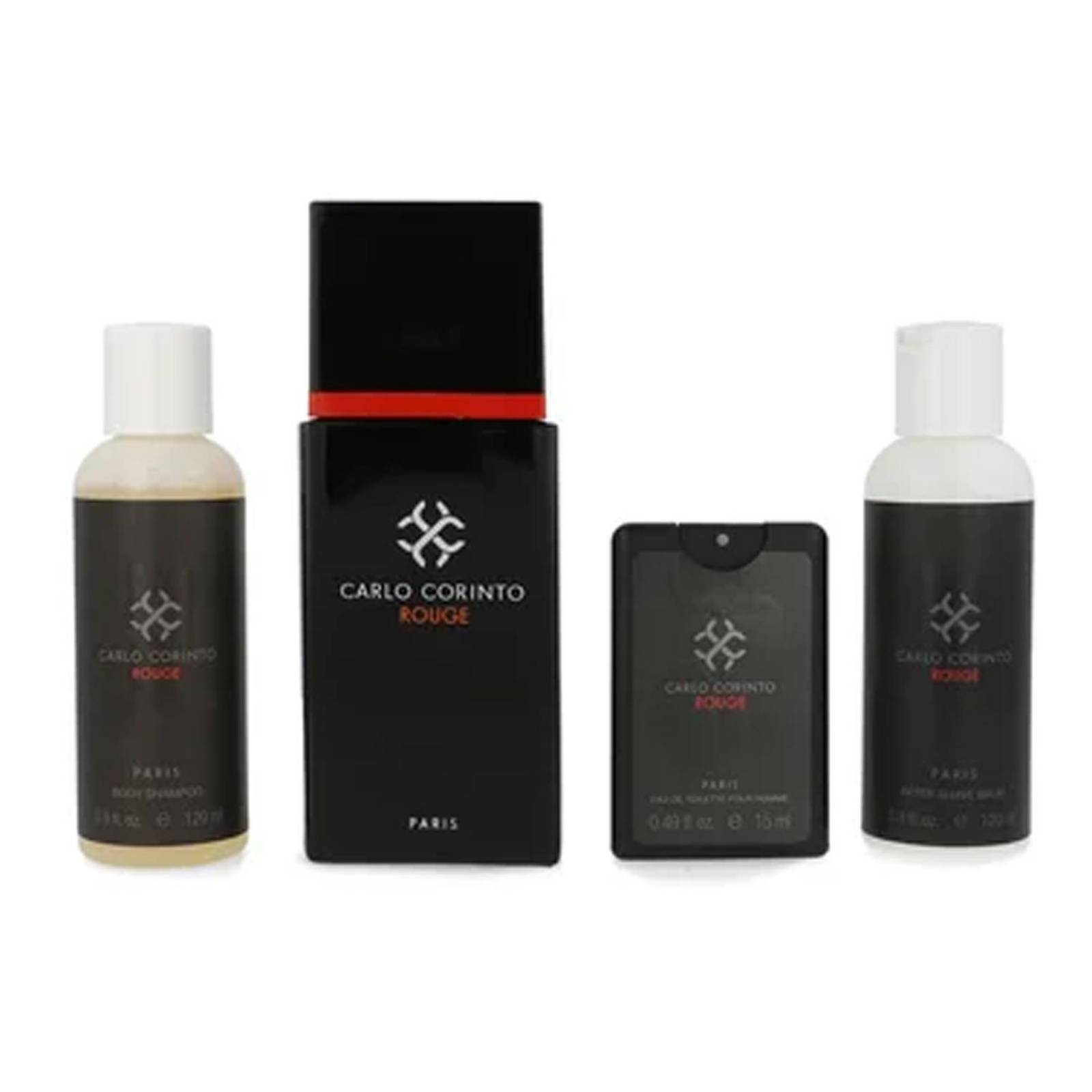 Set Rouge de Carlo Corinto 4 piezas EDT 