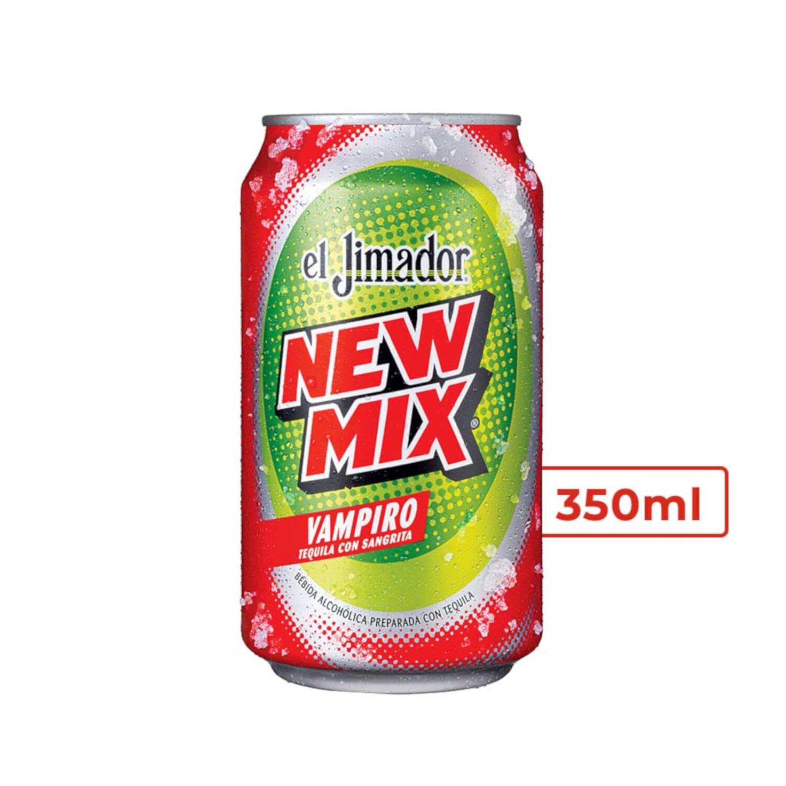 Pack de 24 Bebida Preparada New Mix Jimador Vampiro Lata 350 ml 