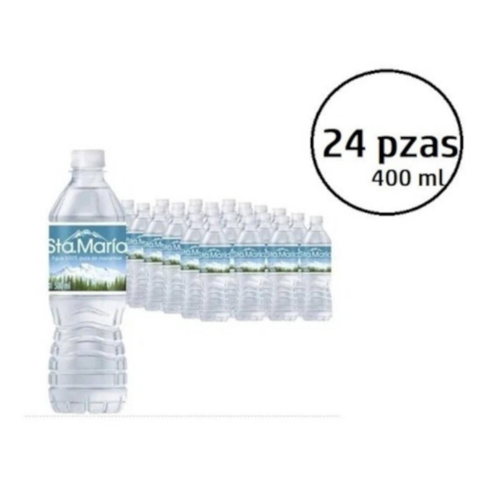 Pack de 24 Agua Santa María 400 ml 