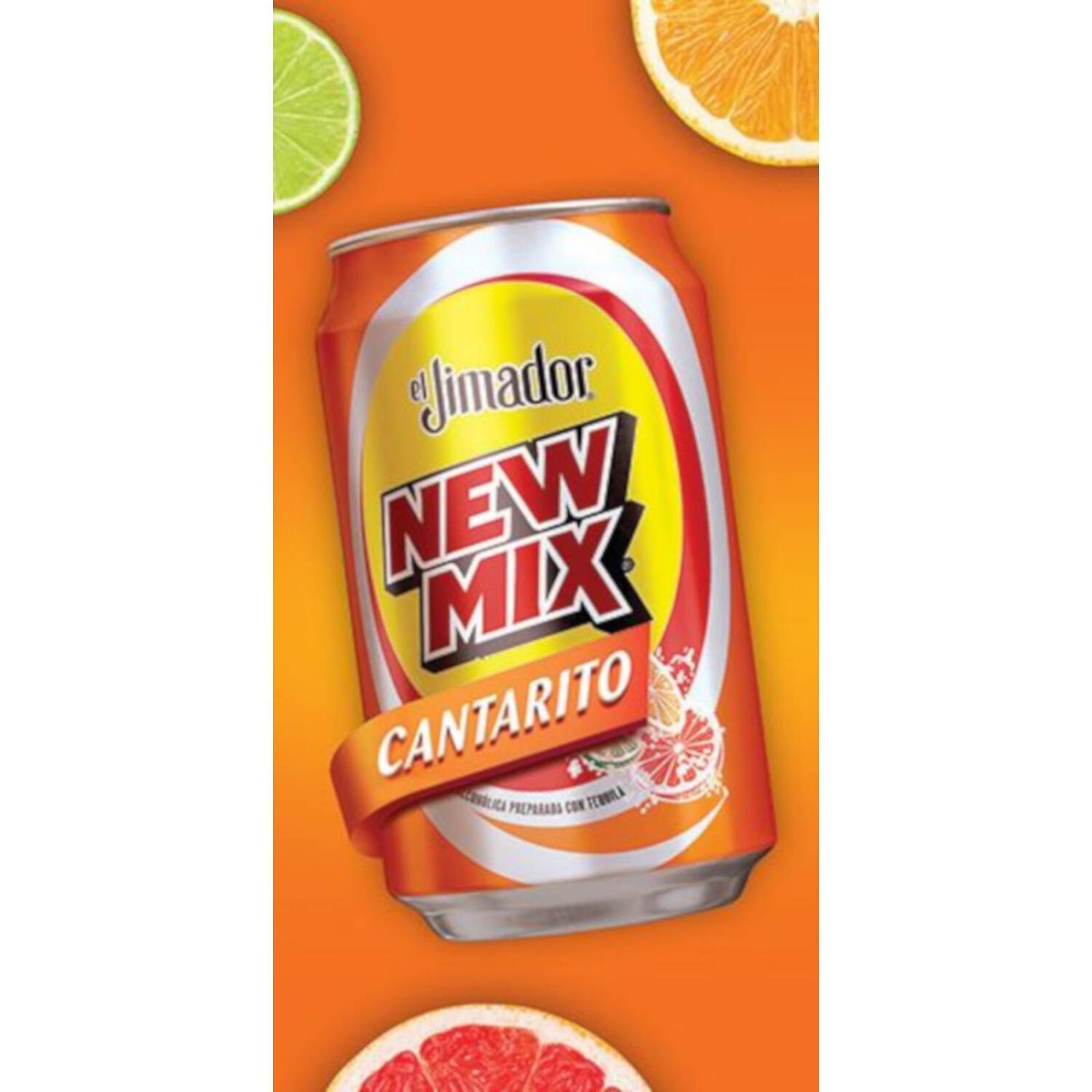 Pack de 24 Bebida Preparada New Mix Jimador Cantarito 350 ml 