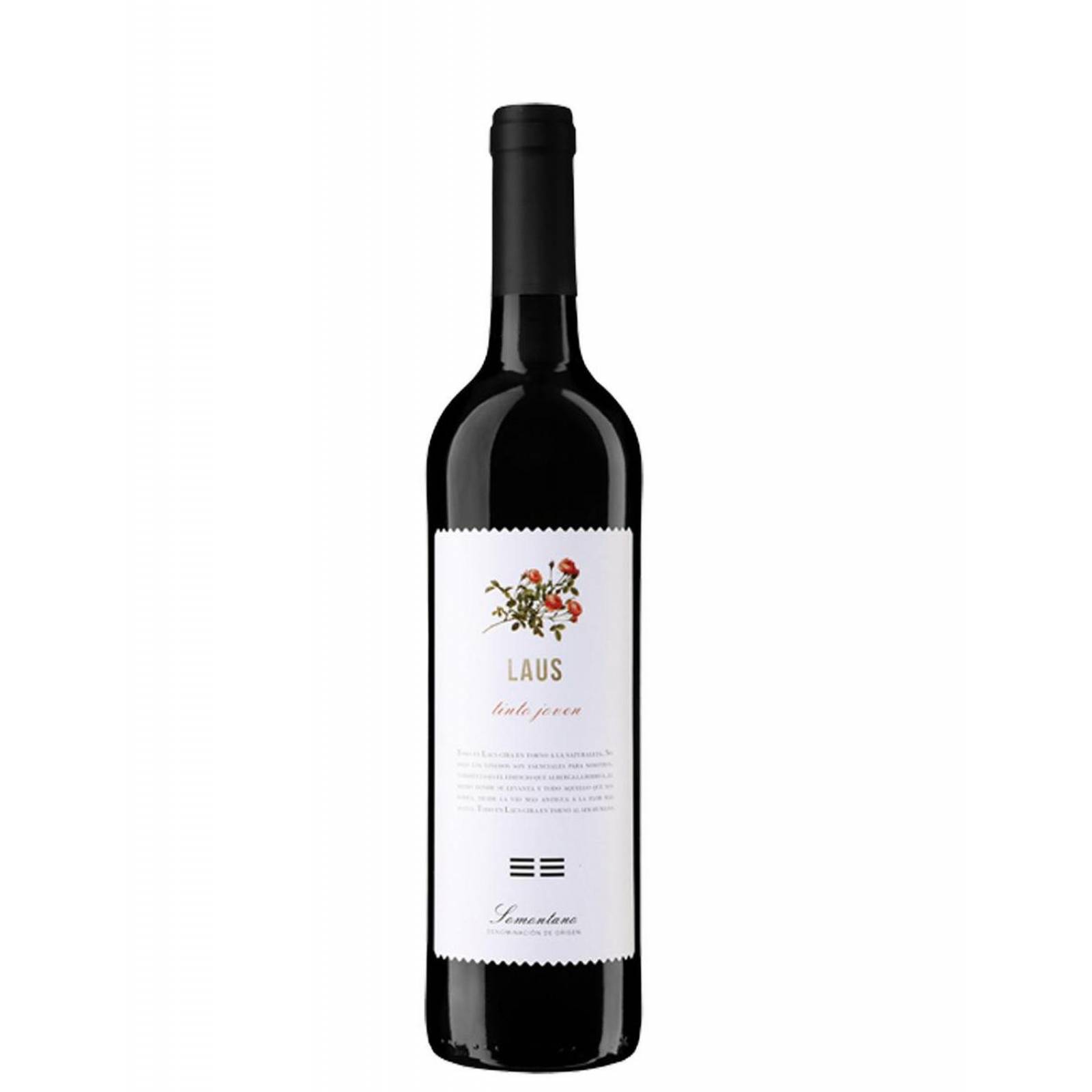 Vino Tinto Laus Joven Merlot Syrah 750 ml 
