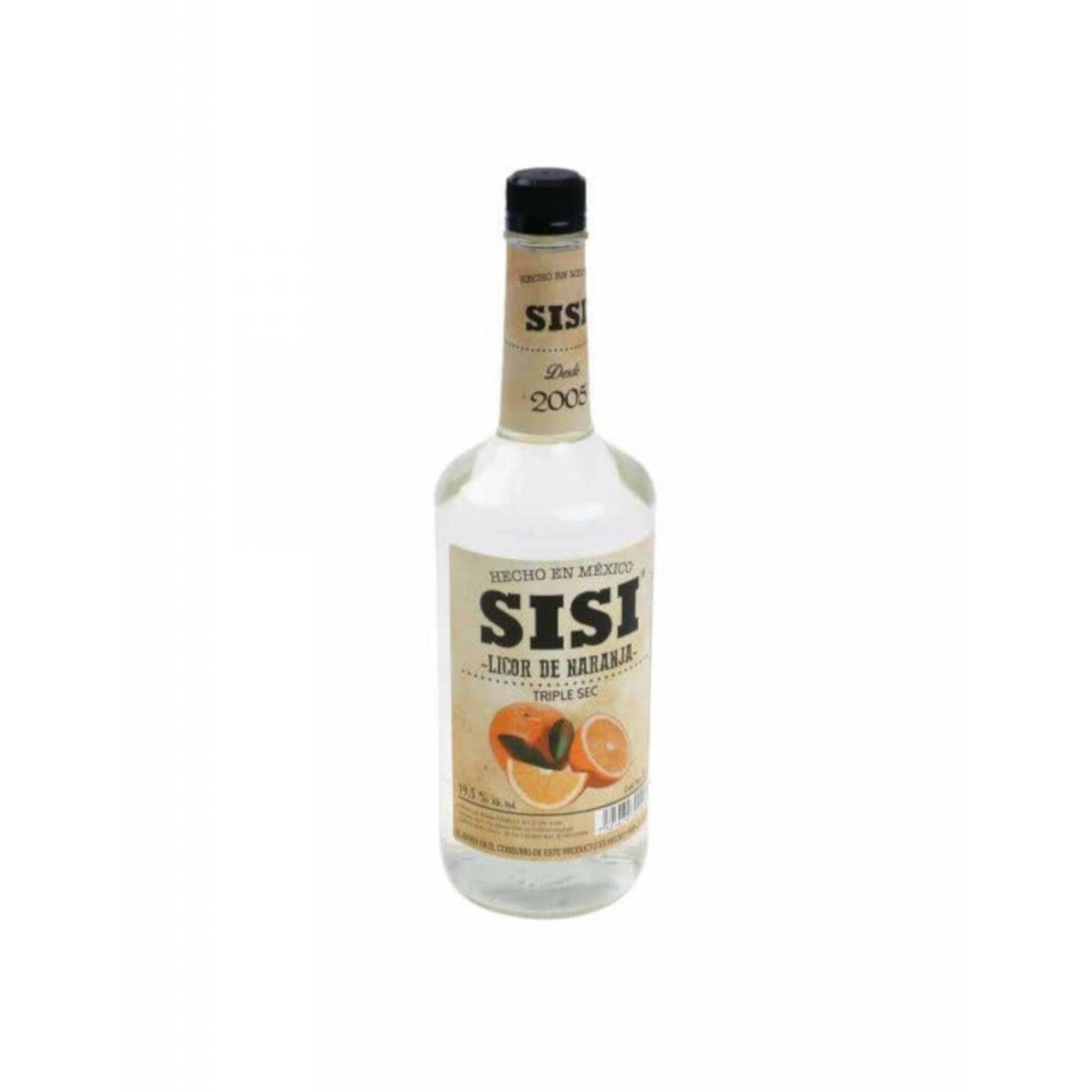 Licor Sisi Naranja Triple Sec 1 L 