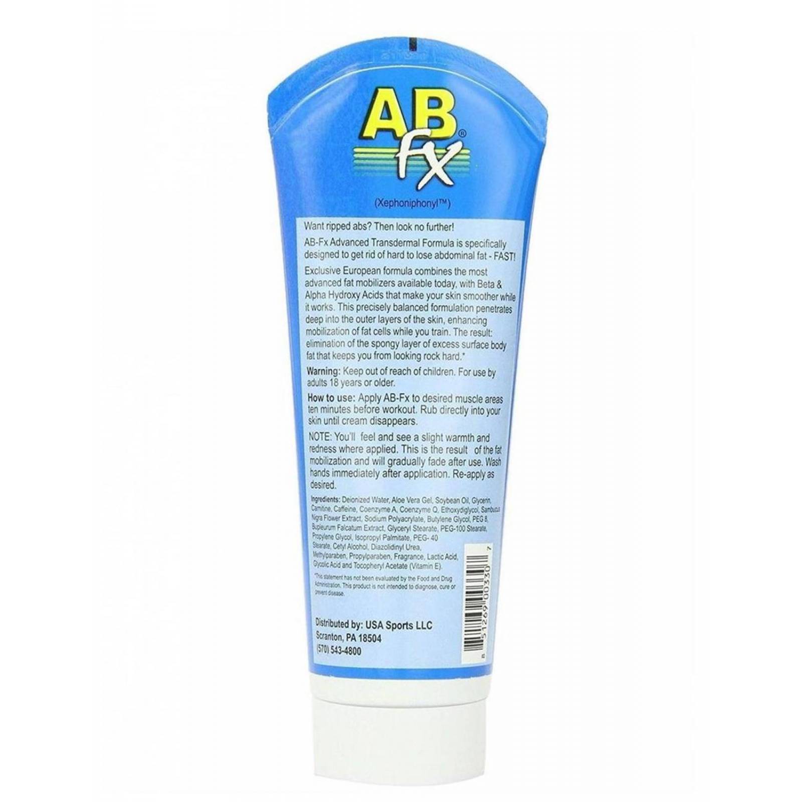 Gel Pre entrenamiento Ab - Fx Reductor Abdominal 8 oz 