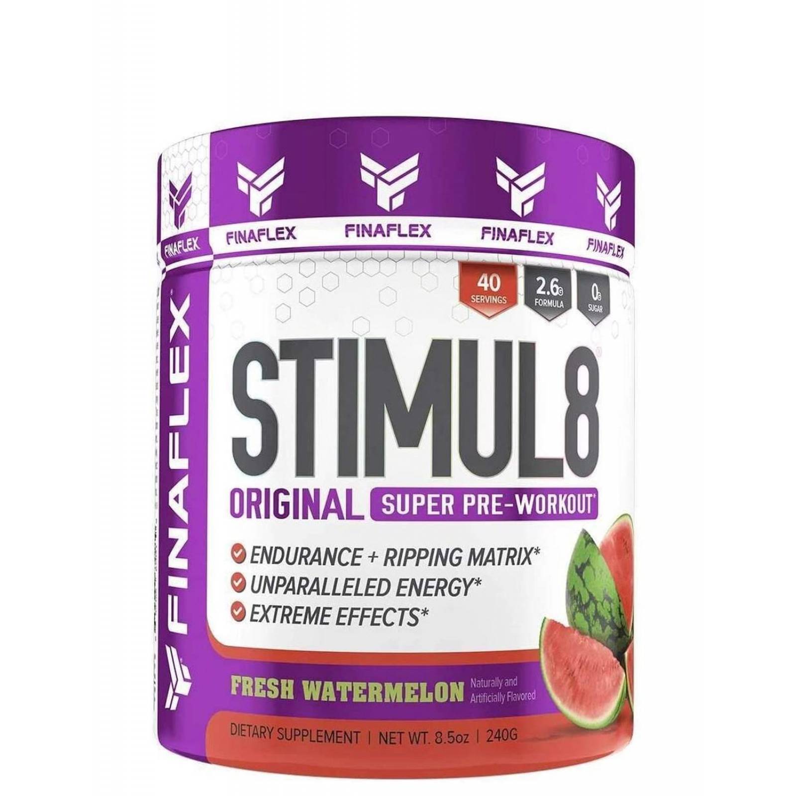 Pre entrenamiento Finaflex Stimul8 Original 40 Servicios 