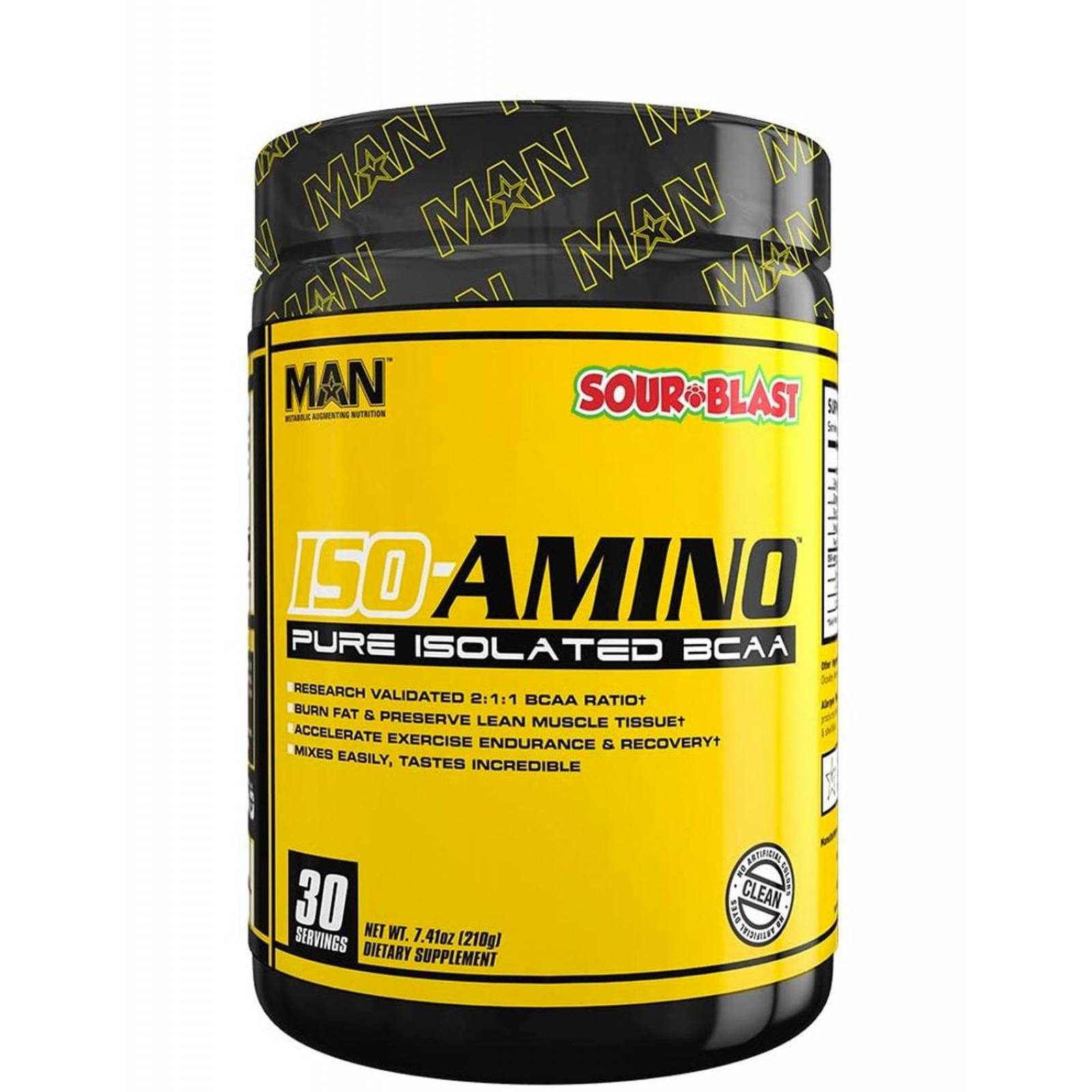 Aminoacidos Man Sports Iso-Amino bcaa 30 Servicios 