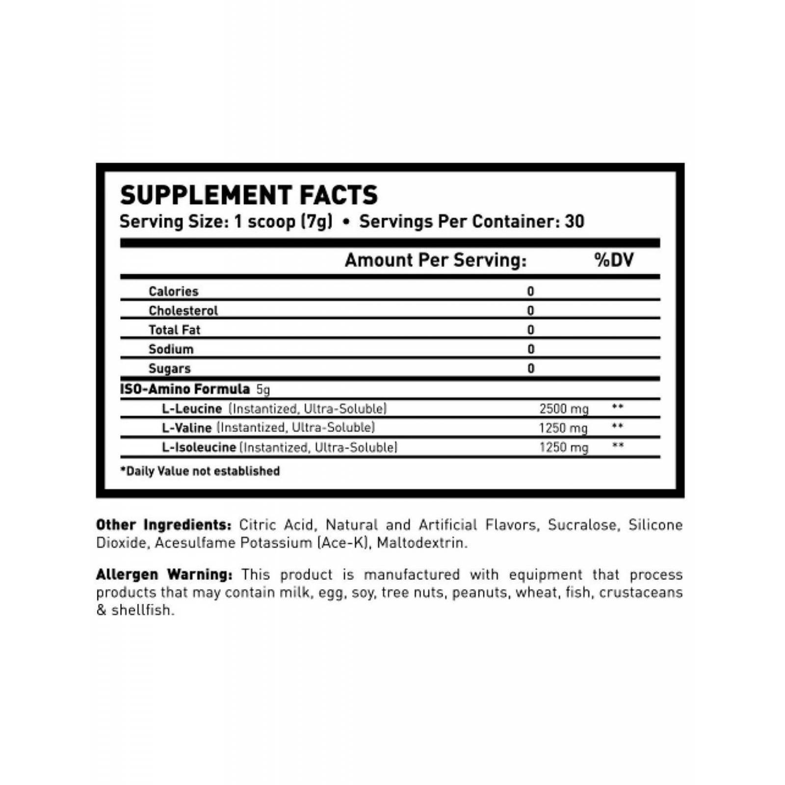 Aminoacidos Man Sports Iso-Amino bcaa 30 Servicios 