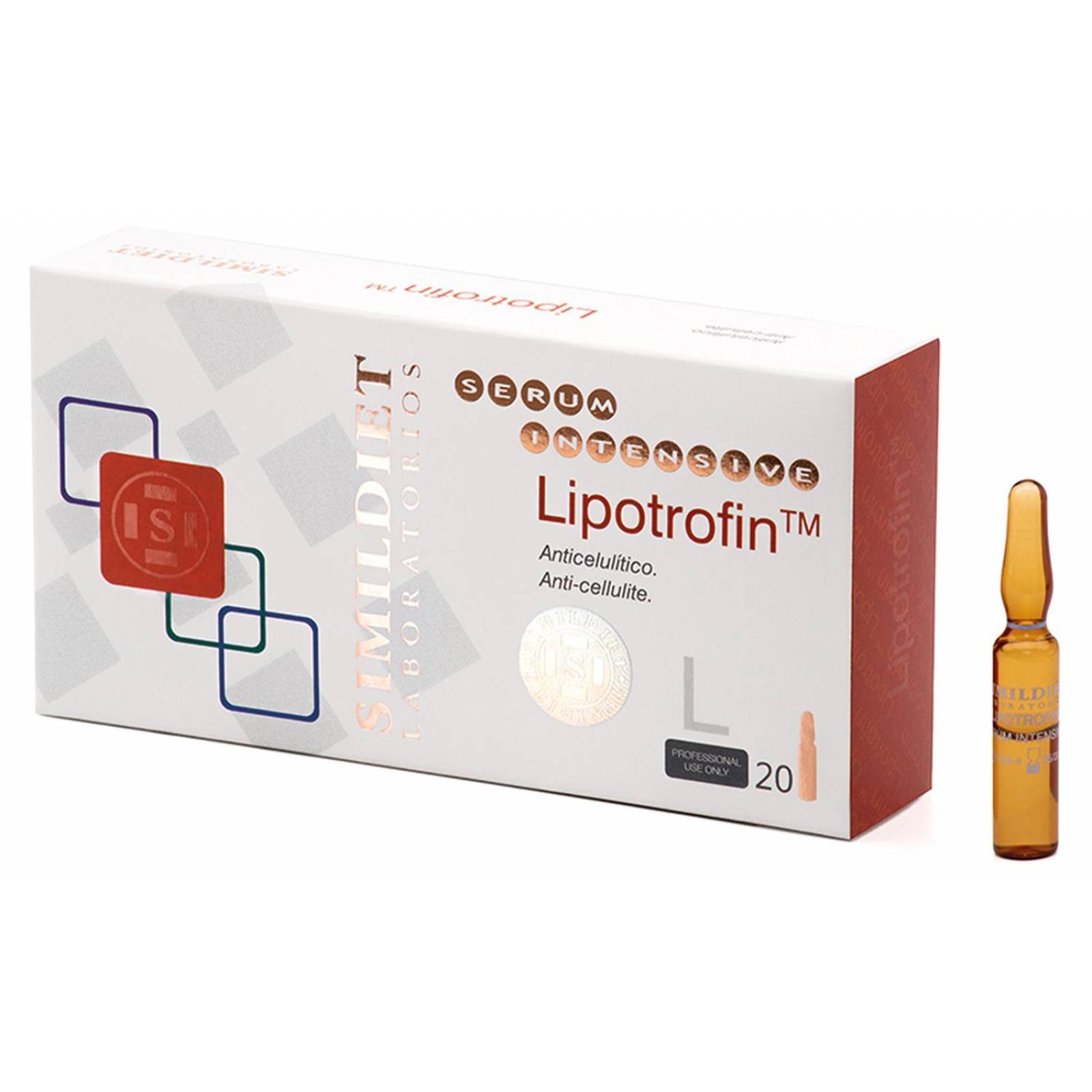 Mesoterapia Simildiet Laboratorios Lipotrofin Anticelulitico 20 ampolletas de 2ml c/u 