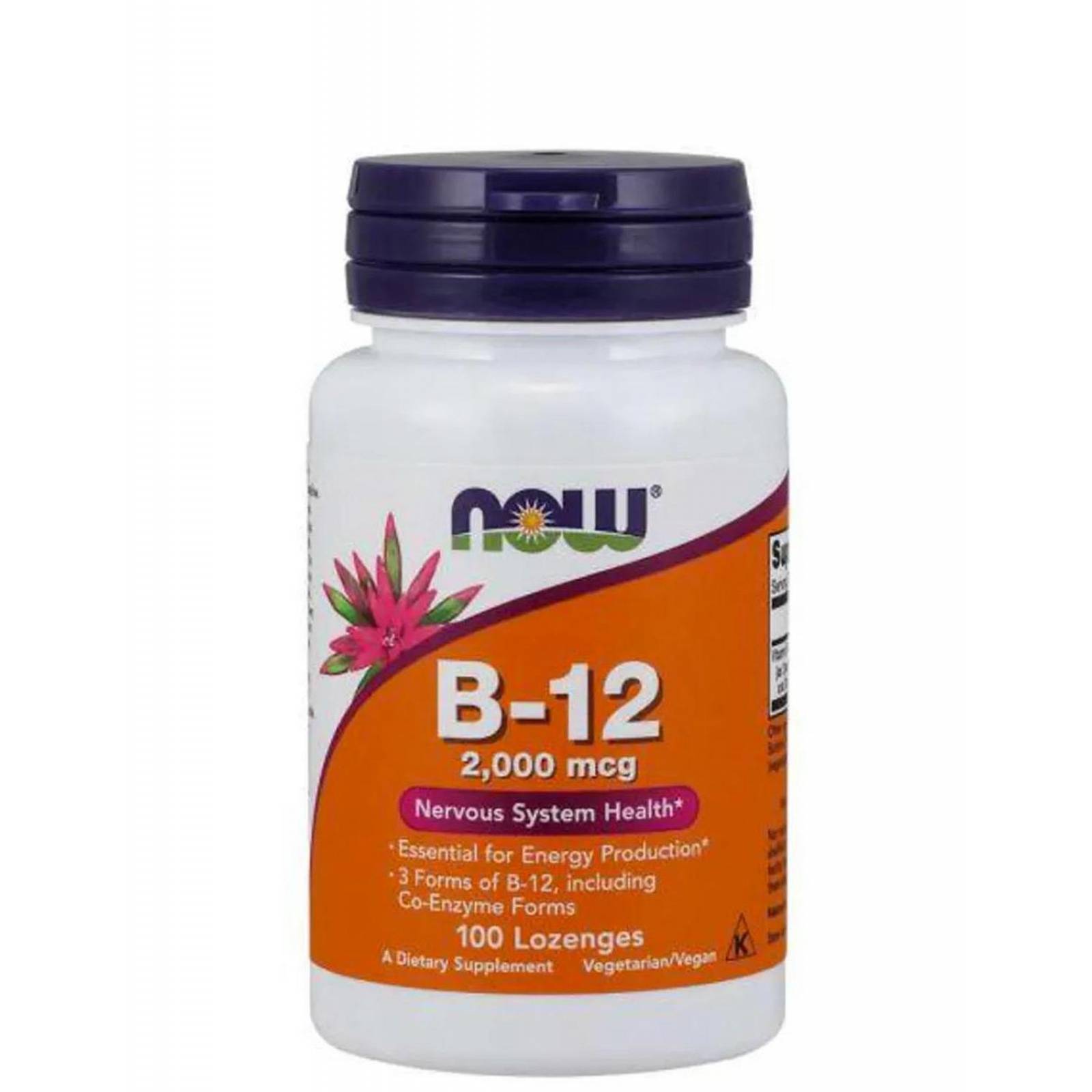 Vitaminas Now B12 2,000Mcg 100 Pastillas