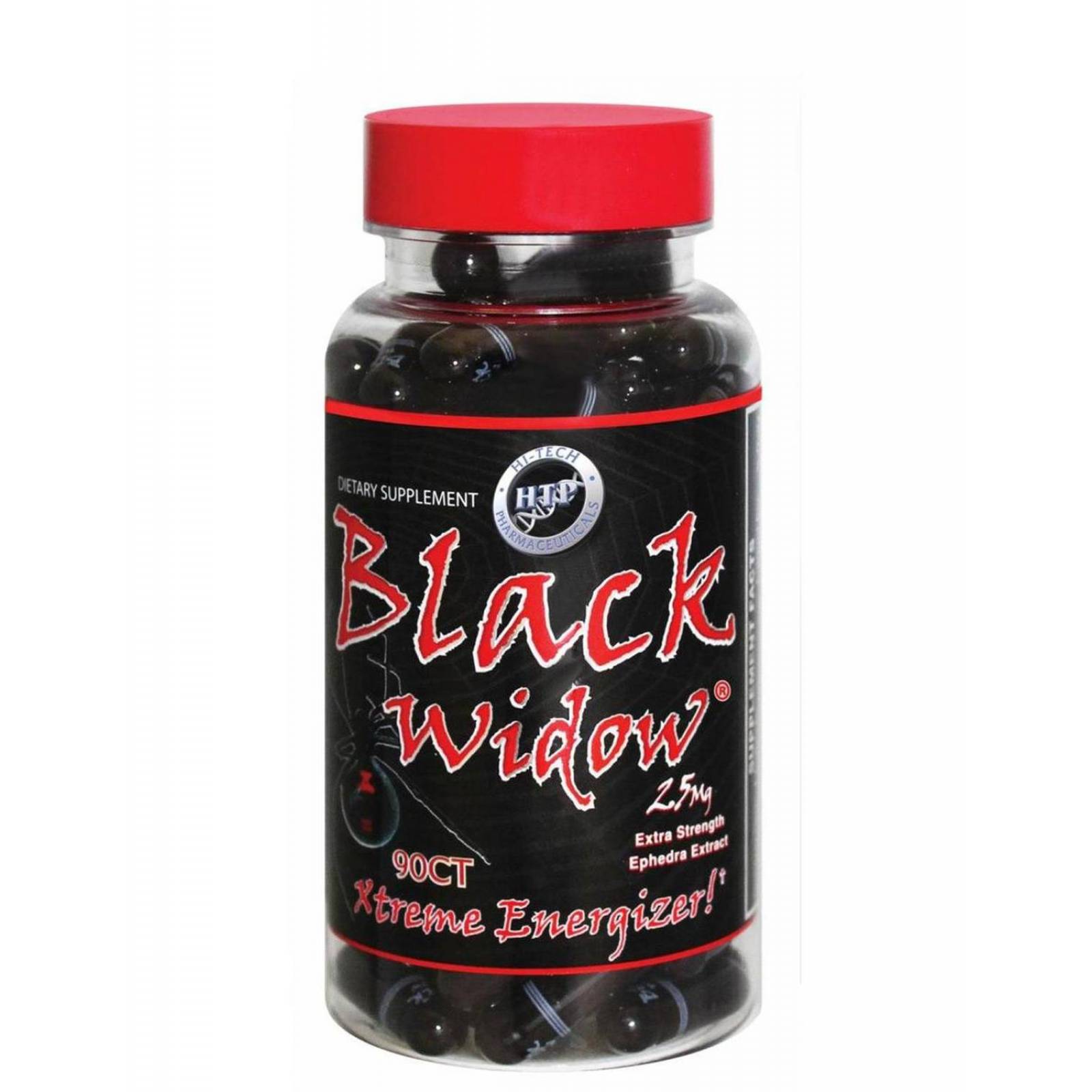 Pre entrenamiento Hi-Tech Black Widow 90 Cápsulas (90 Servicios) 