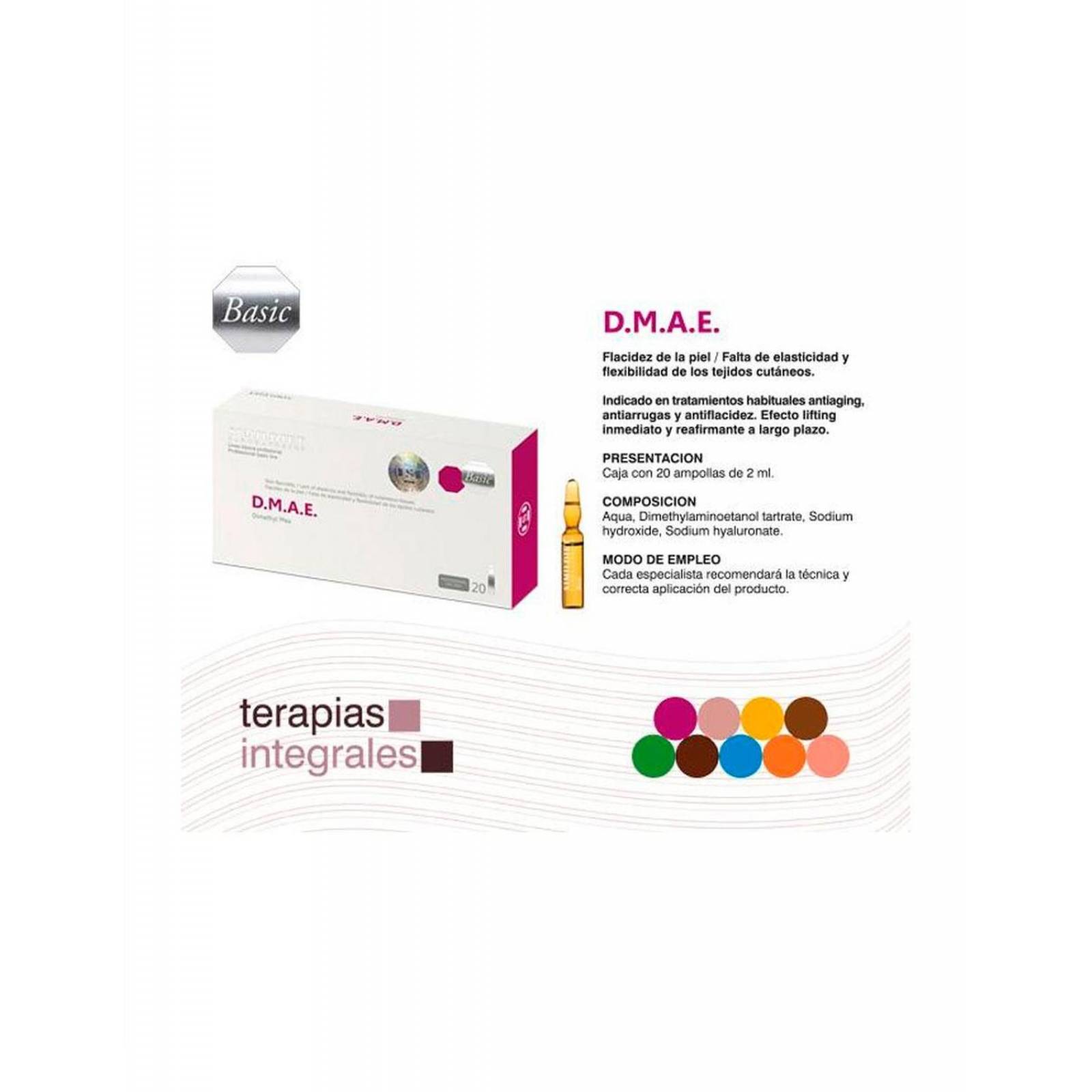 Mesoterapia Simildiet Laboratorios D.m.a.e antiflacidez y reafirmante 20 Ampolletas de 2ml C/U