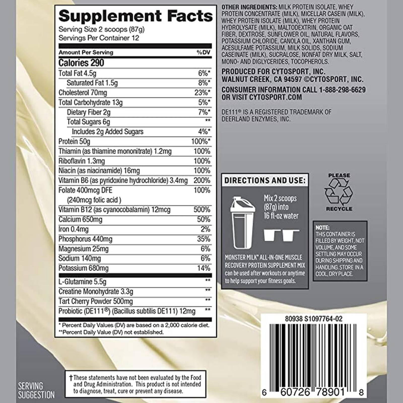 Proteína Cytosport Monster Milk 5.3 lb 