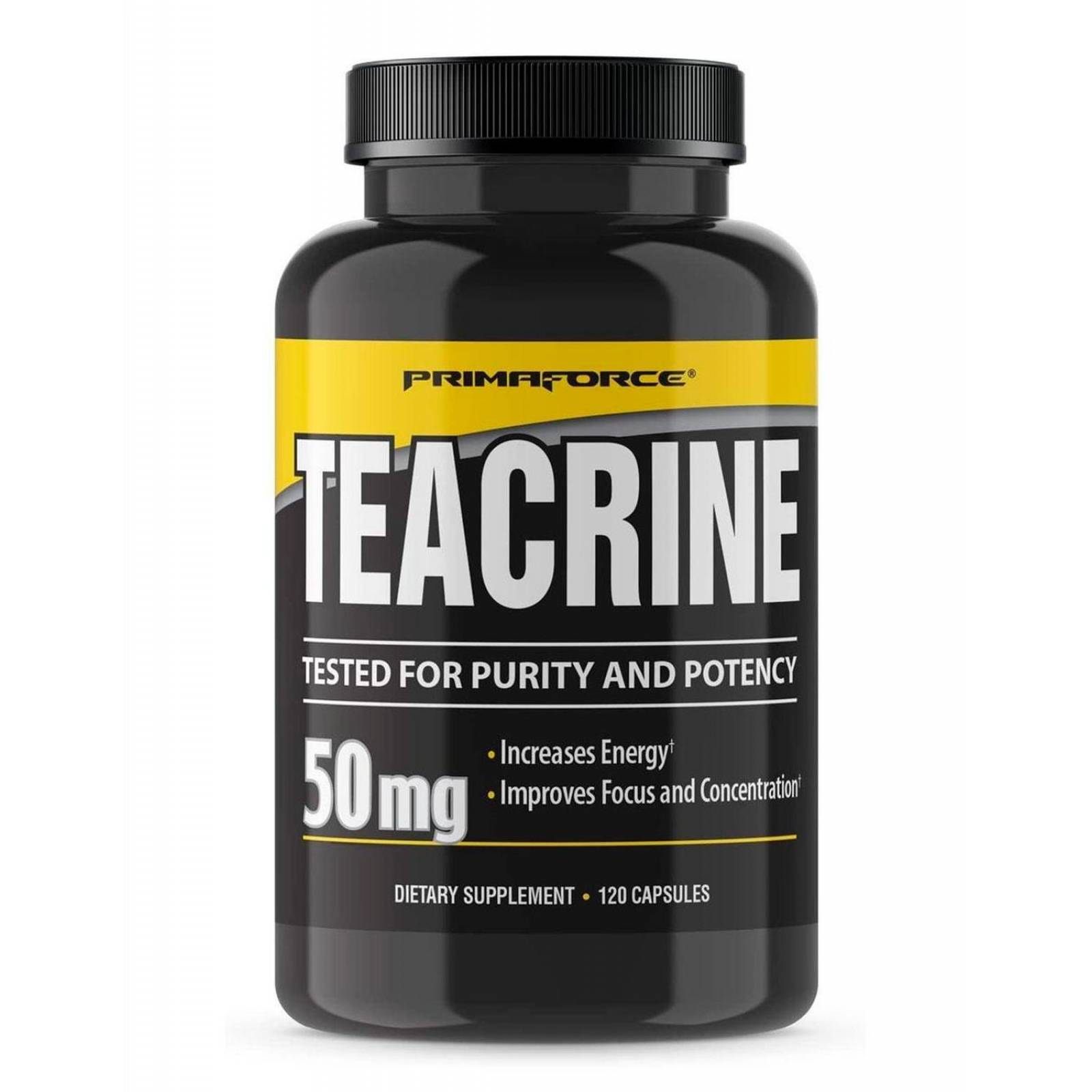 Pre Entrenamiento Primaforce Teacrine 120 Cápsulas 